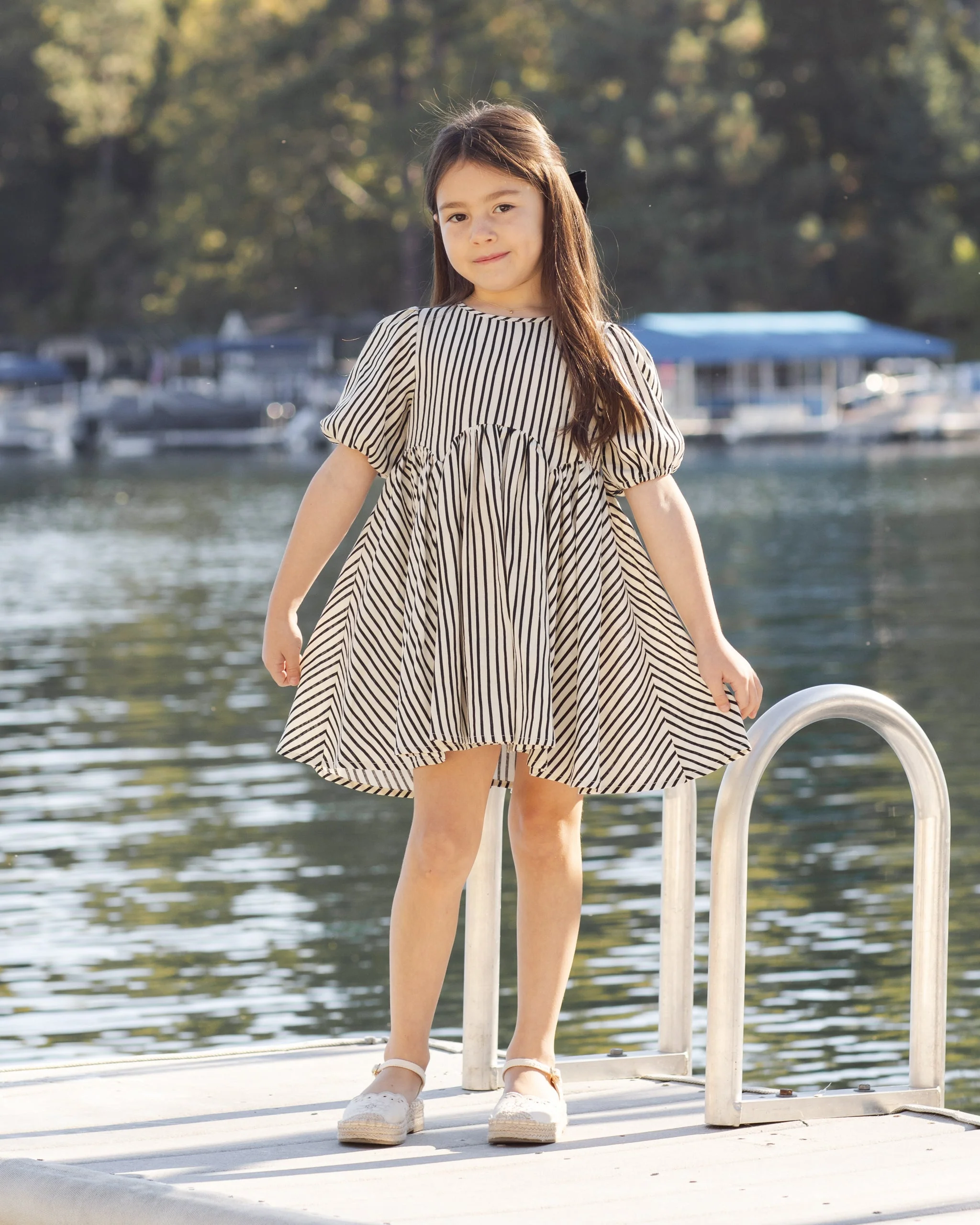 Rose Dress Wavy Stripe - Image 5