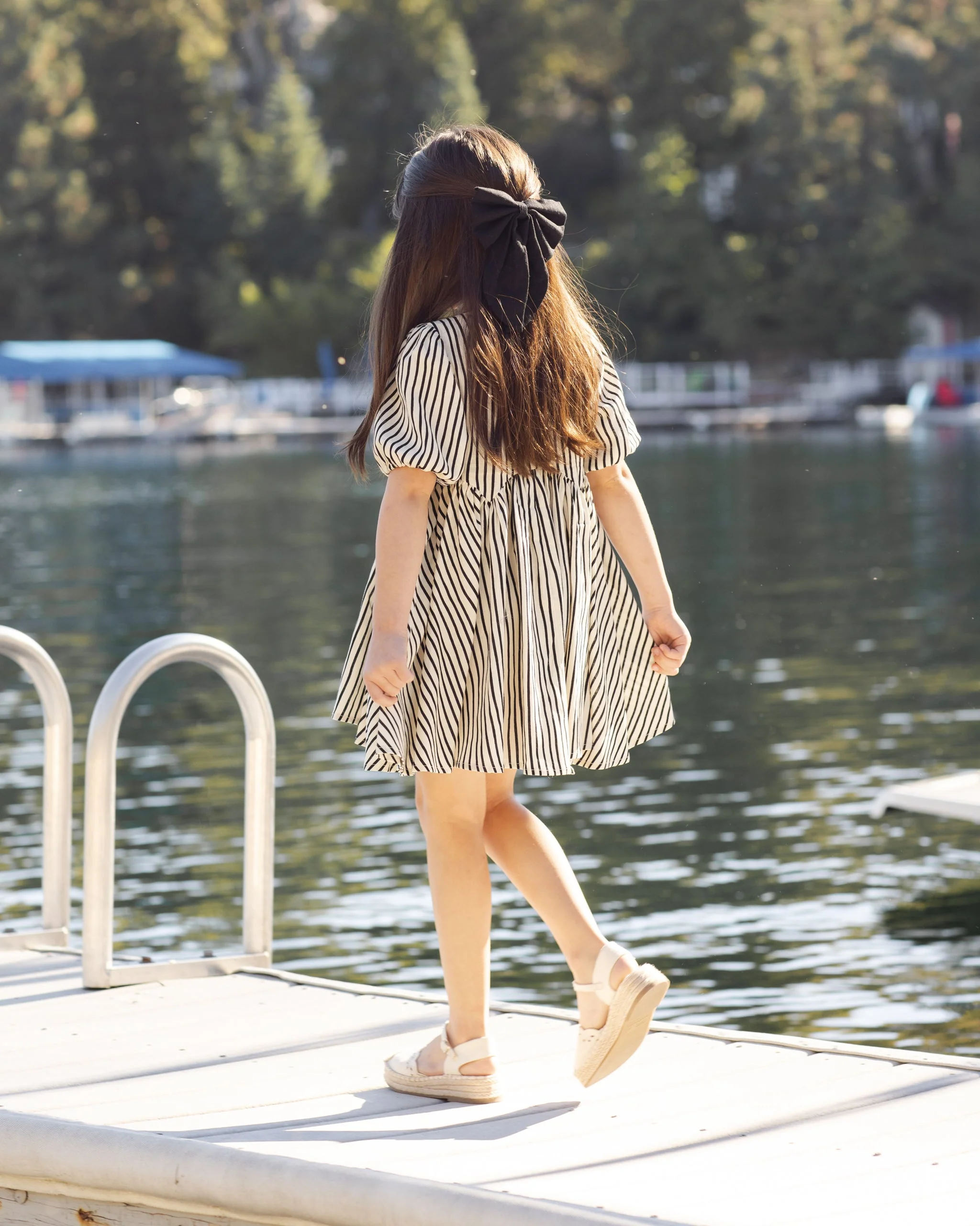 Rose Dress Wavy Stripe - Image 6