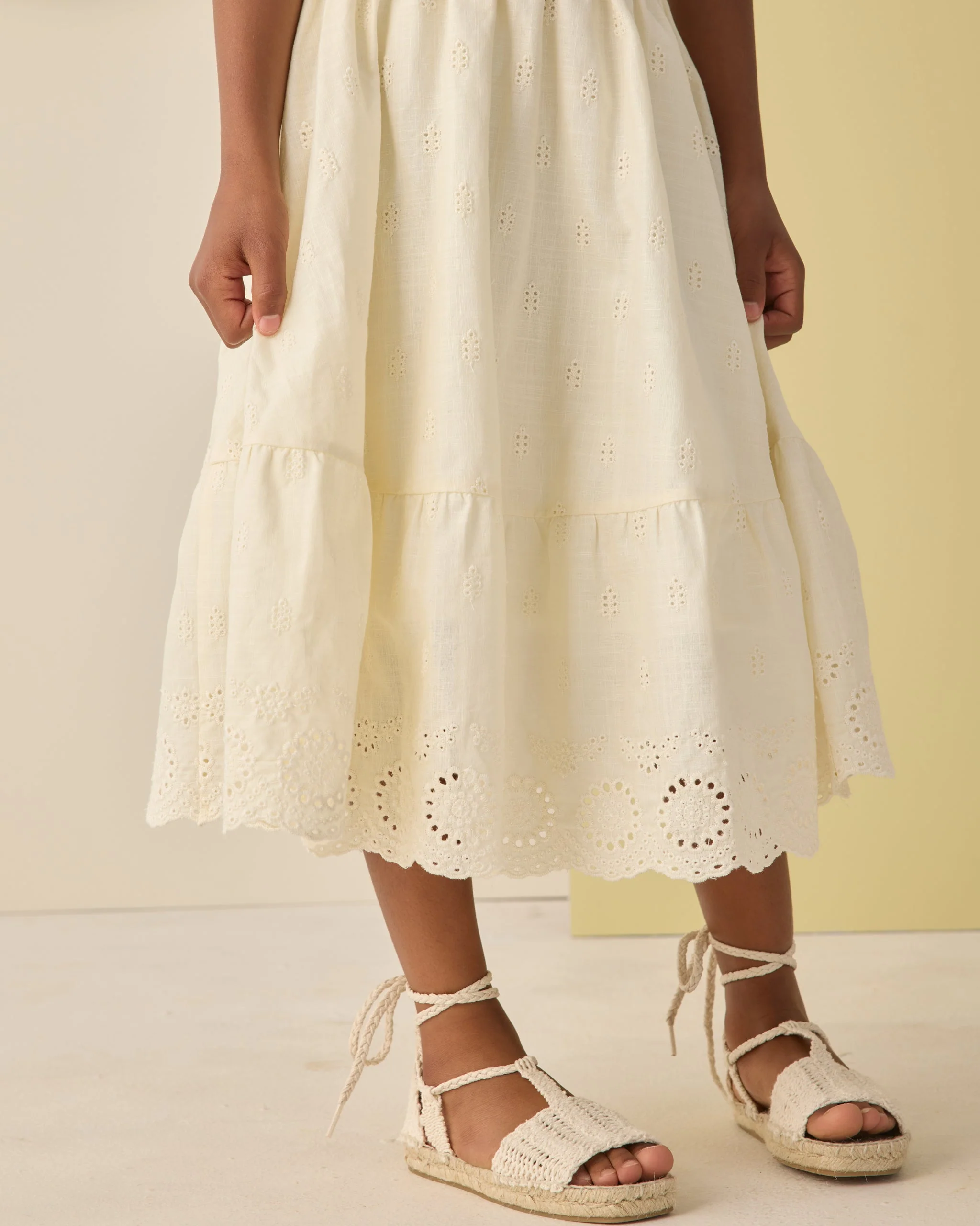 Rose Maxi Skirt Ivory - Image 5