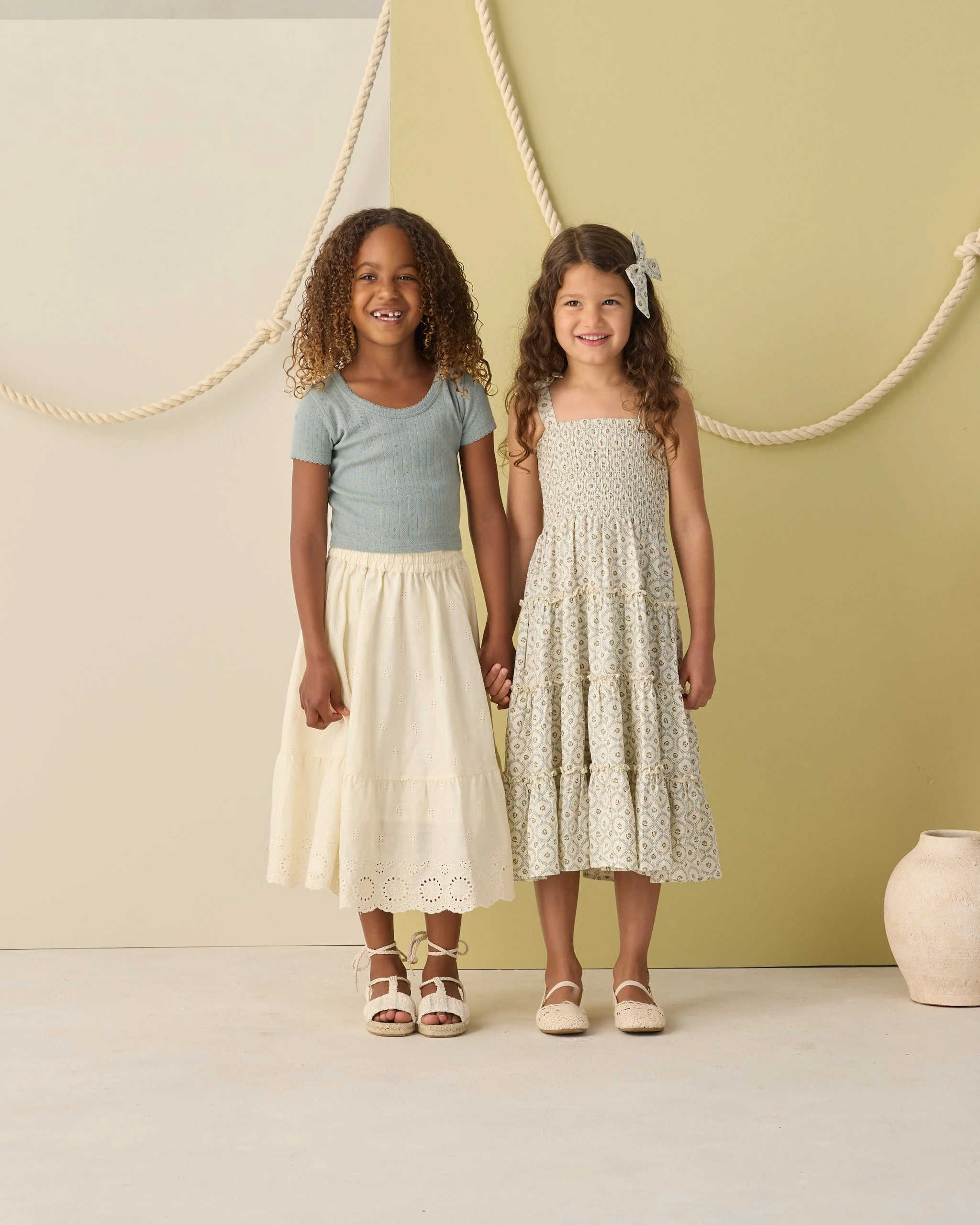 Rose Maxi Skirt Ivory - Image 6