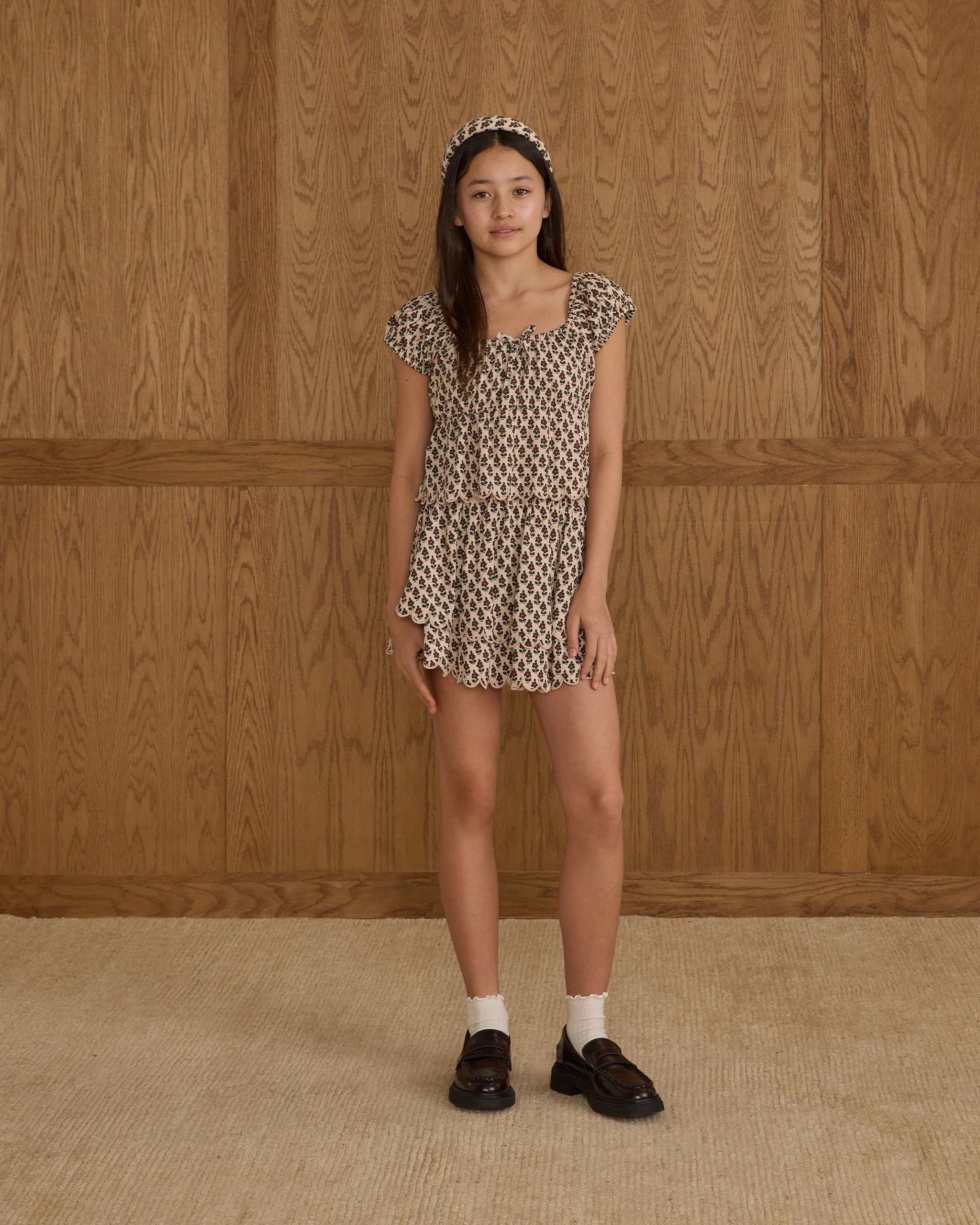 Rose Mini Skirt || Harvest Floral - Image 4