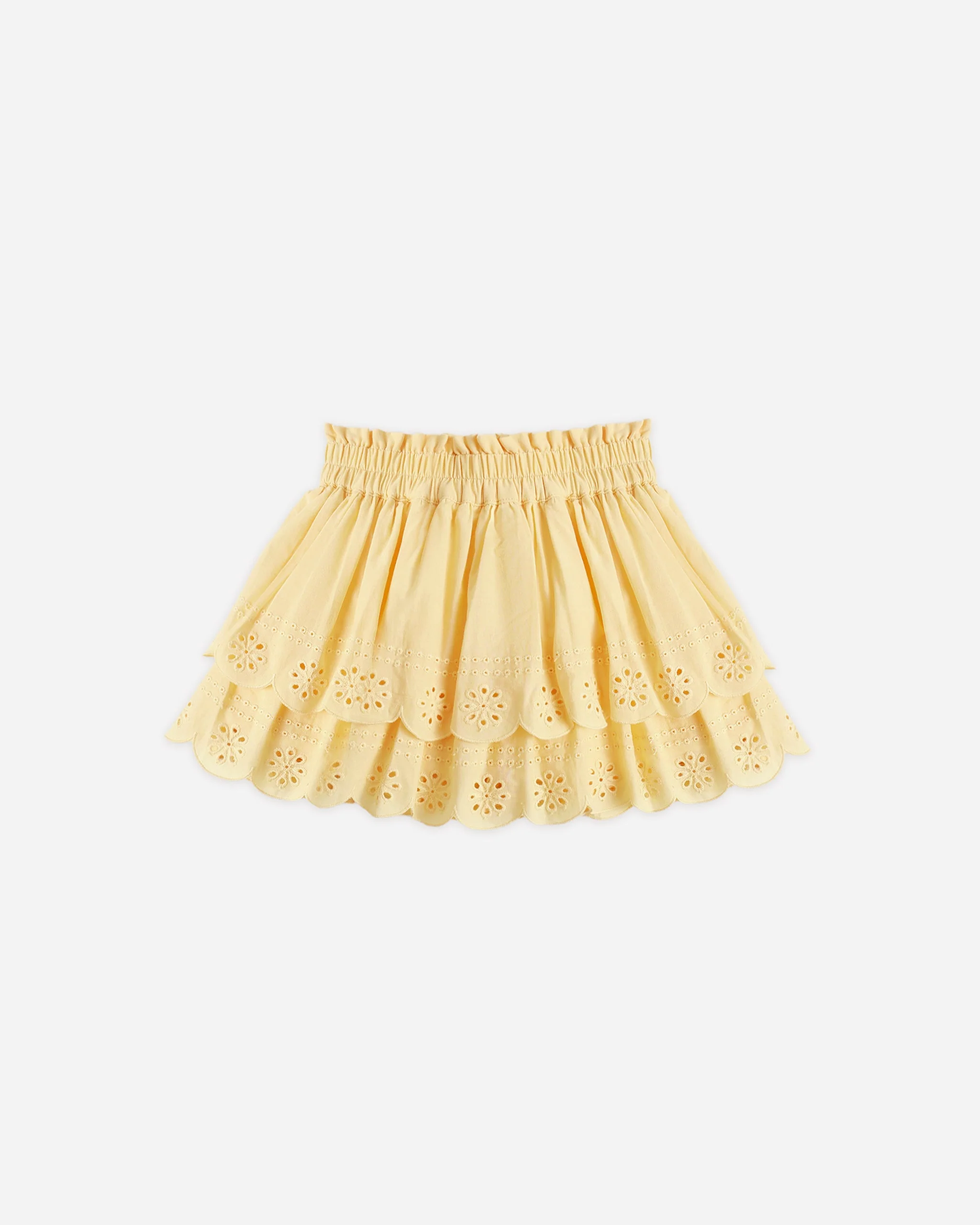 Rose Mini Skirt Lemon