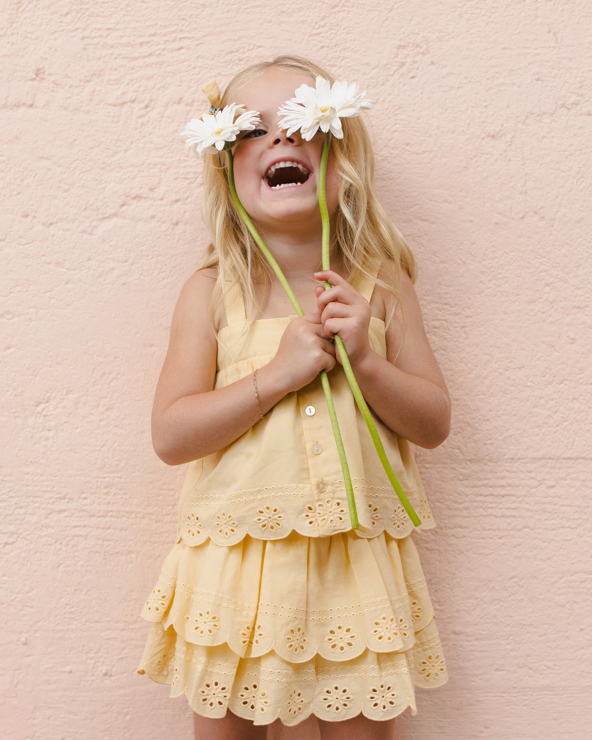 Rose Mini Skirt Lemon - Image 4