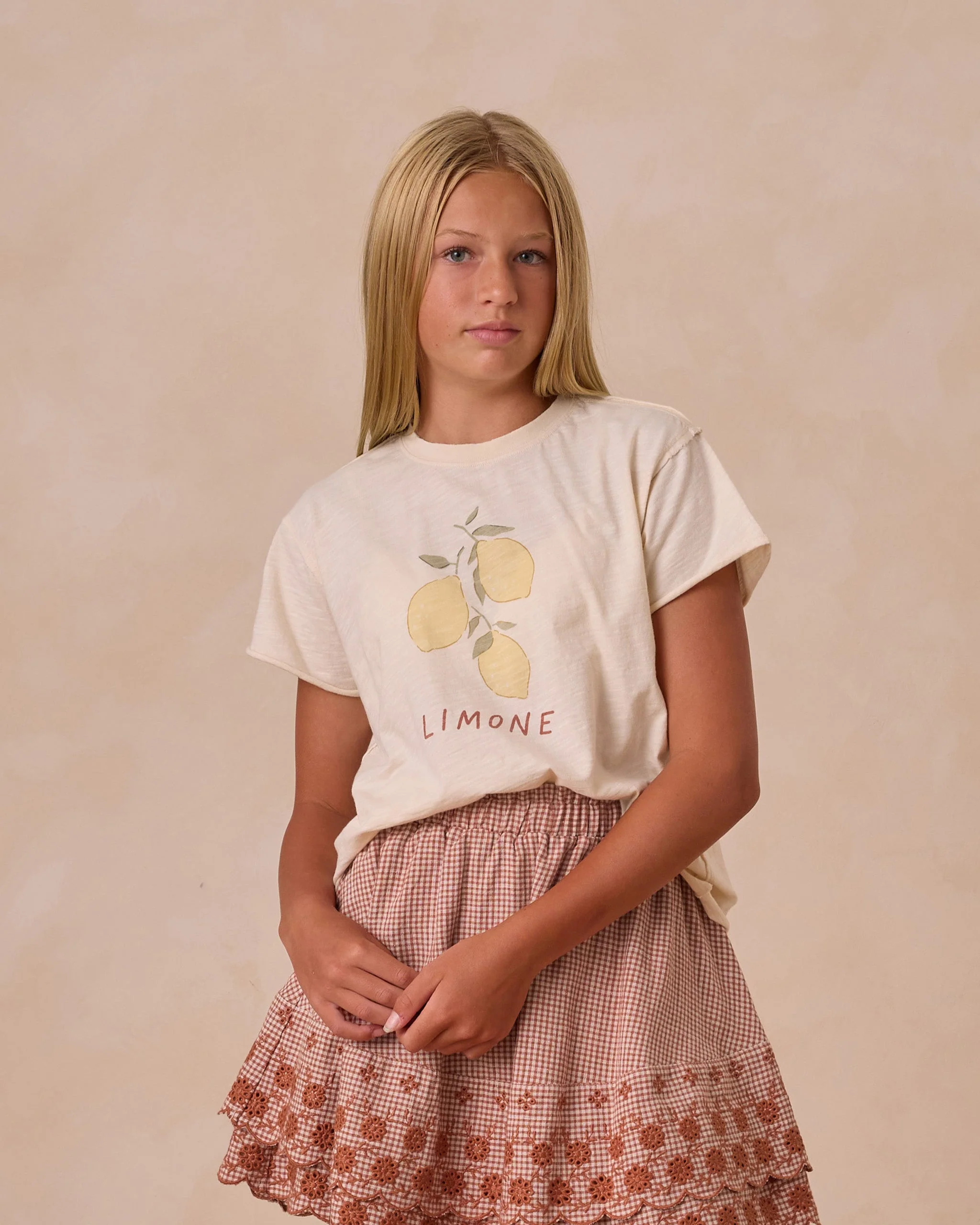 Rose Mini Skirt || Poppy Gingham - Image 4