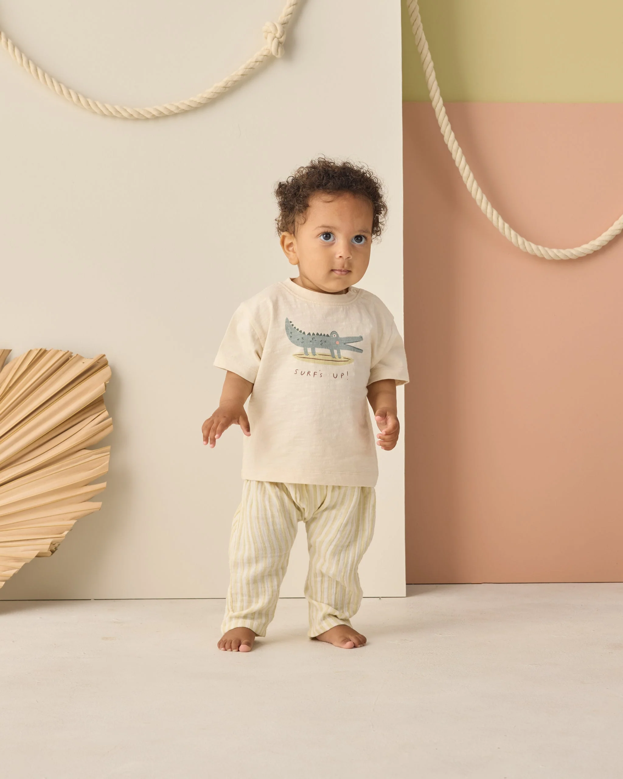 Rowan Pant Citron Stripe - Image 2