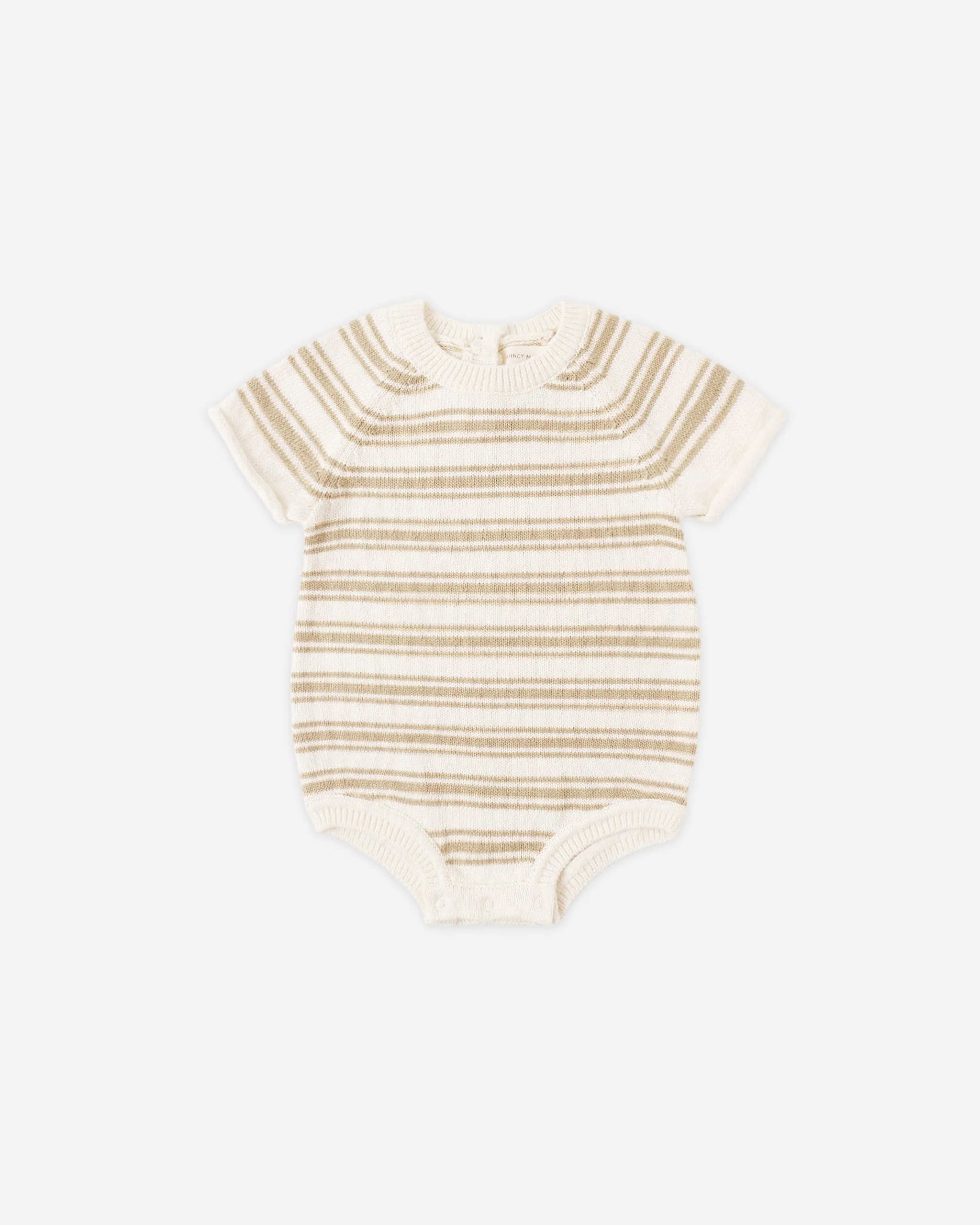 Rowan Romper Butterscotch Stripe