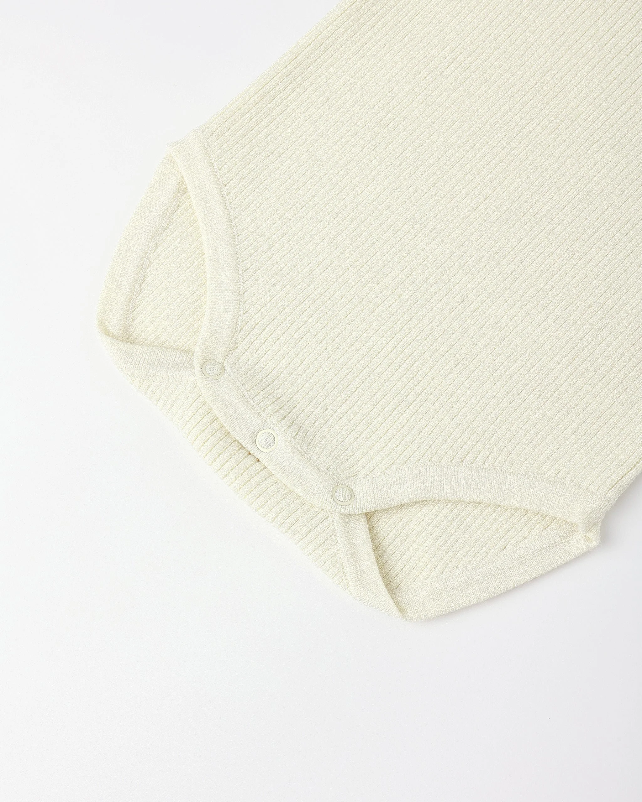 Ruffle Collar Bodysuit || Natural - Image 3