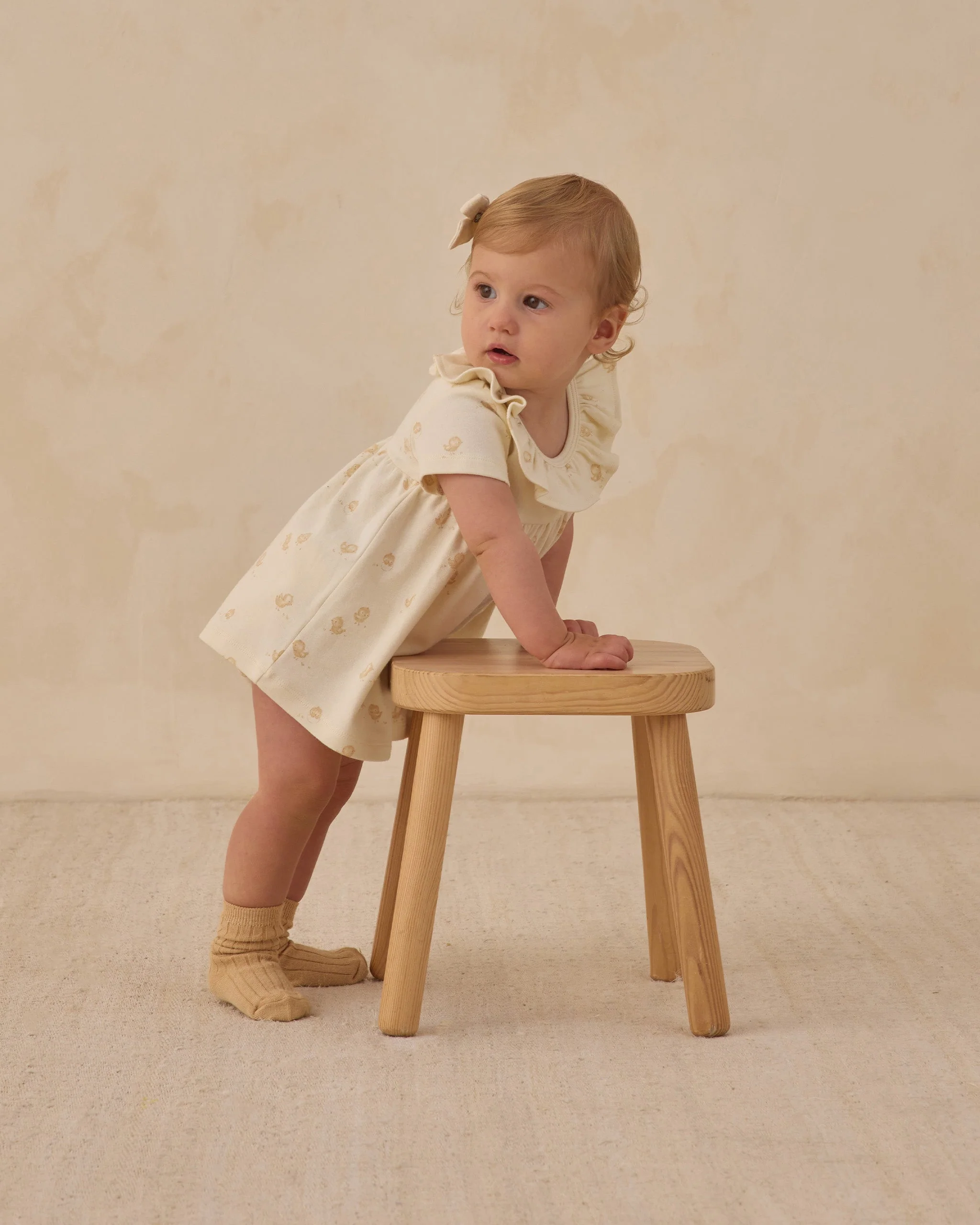 Ruffle Collar Jersey Dress Chicks - Image 2
