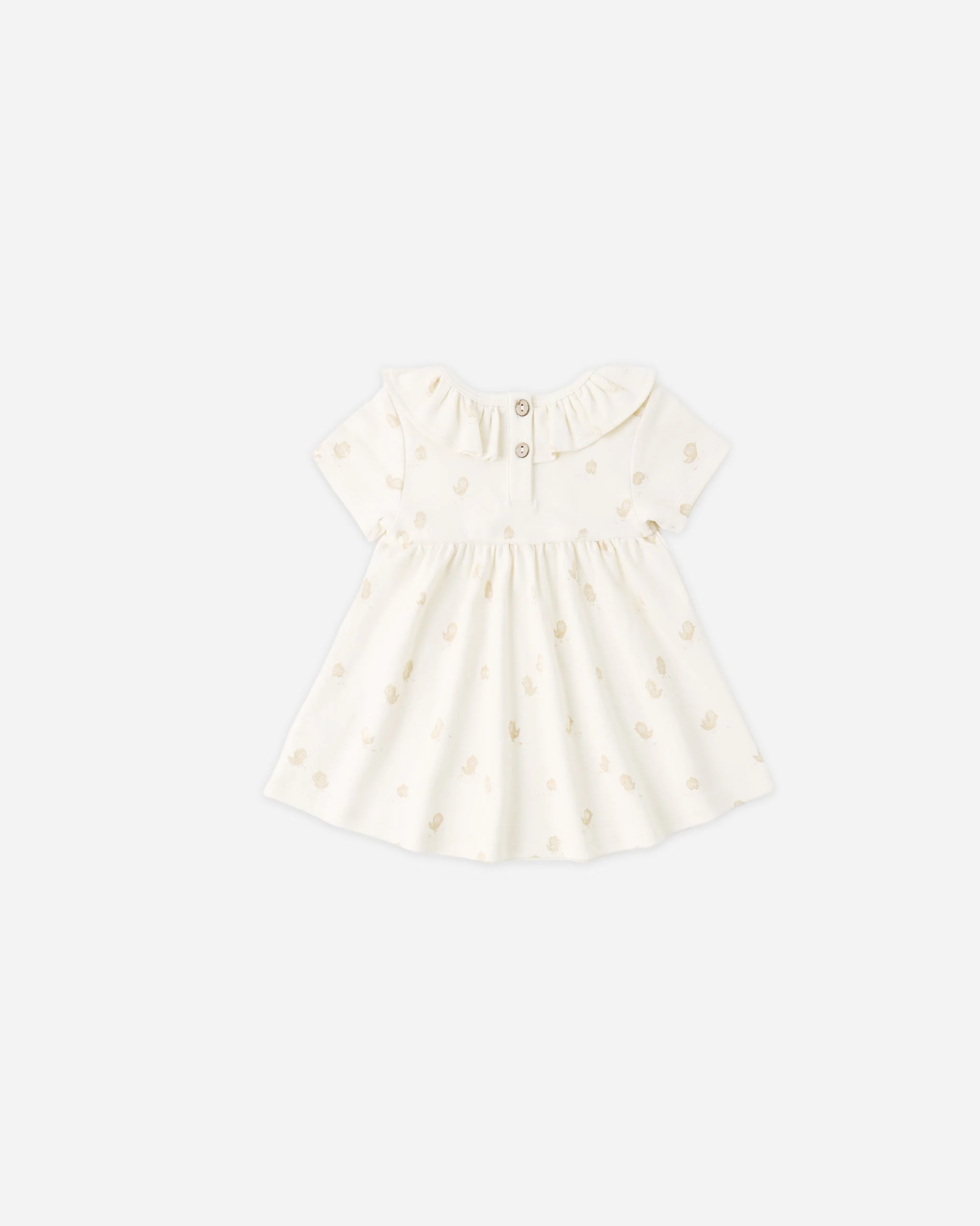 Ruffle Collar Jersey Dress Chicks - Image 4