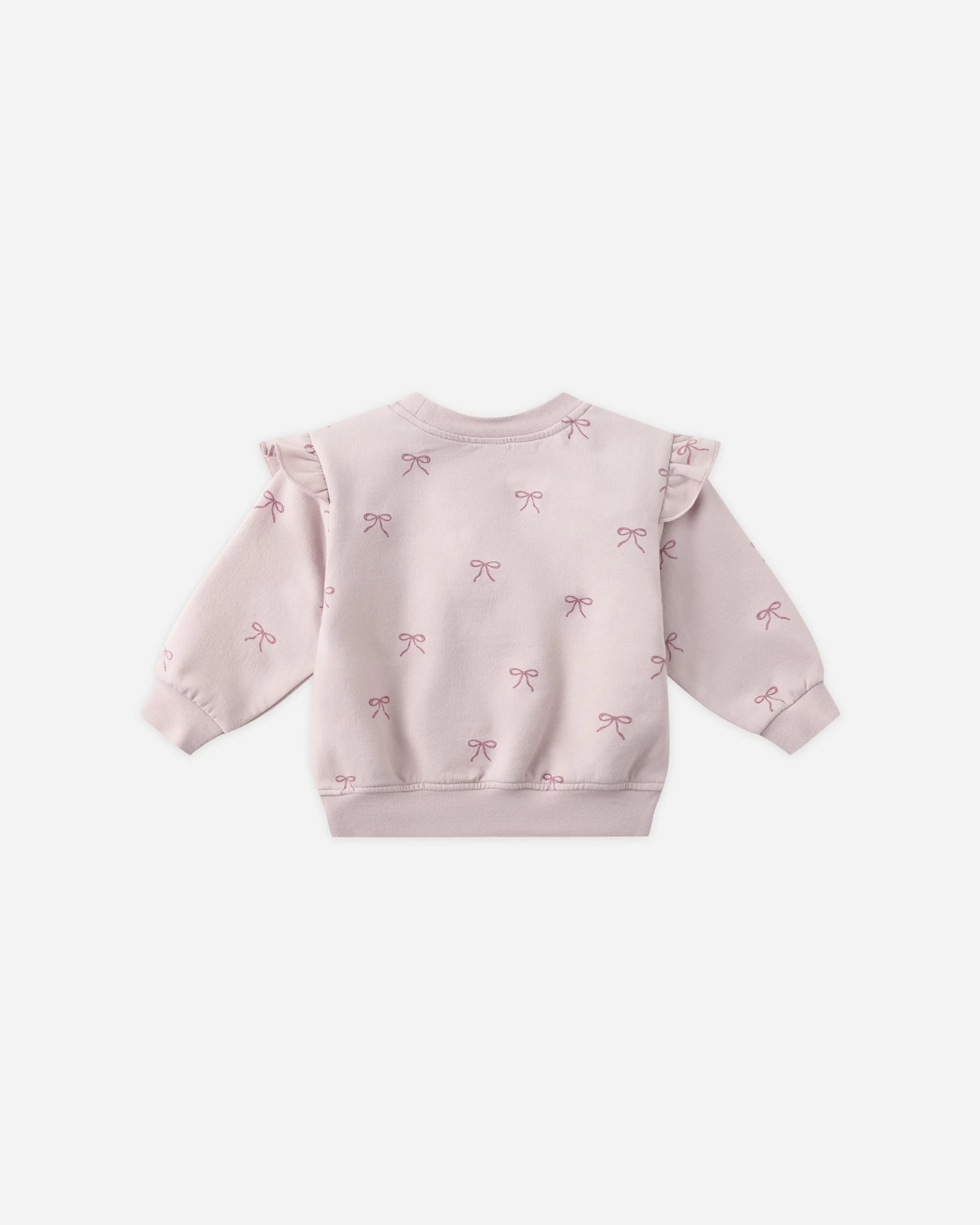 Ruffle Fleece Sweatshirt || Bows - Image 2