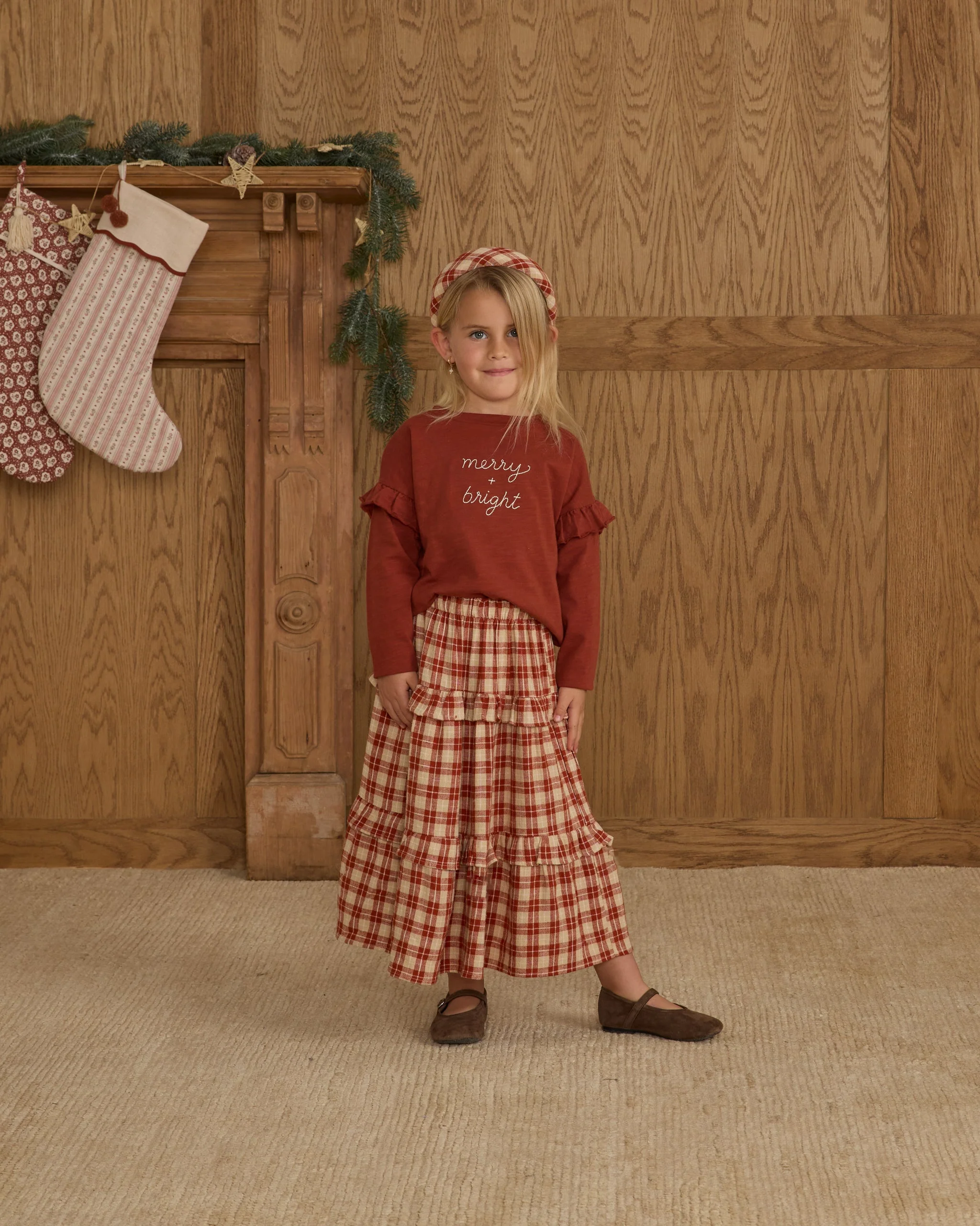Ruffle Long Sleeve Tee || Merry + Bright - Image 3