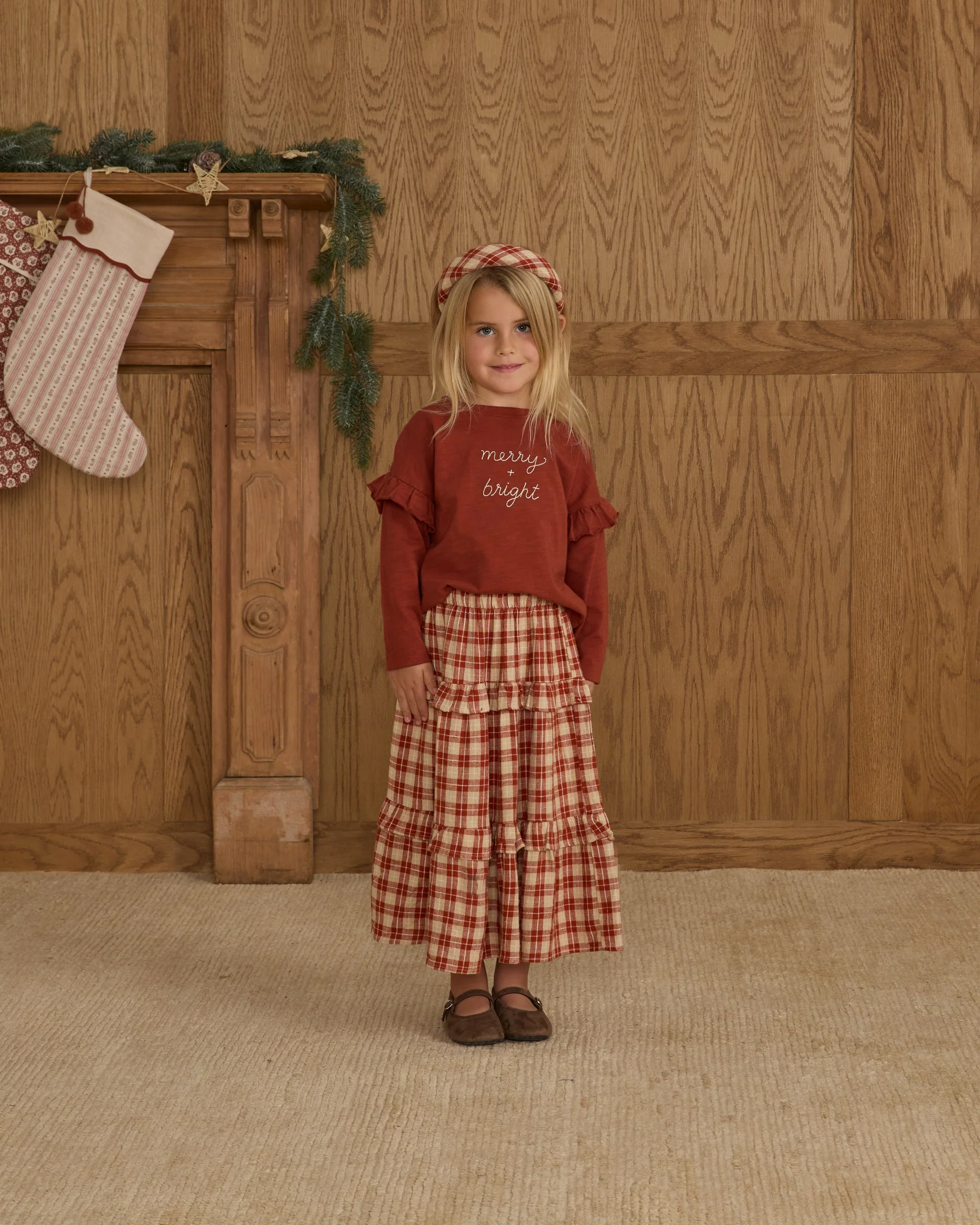 Ruffle Long Sleeve Tee || Merry + Bright - Image 4
