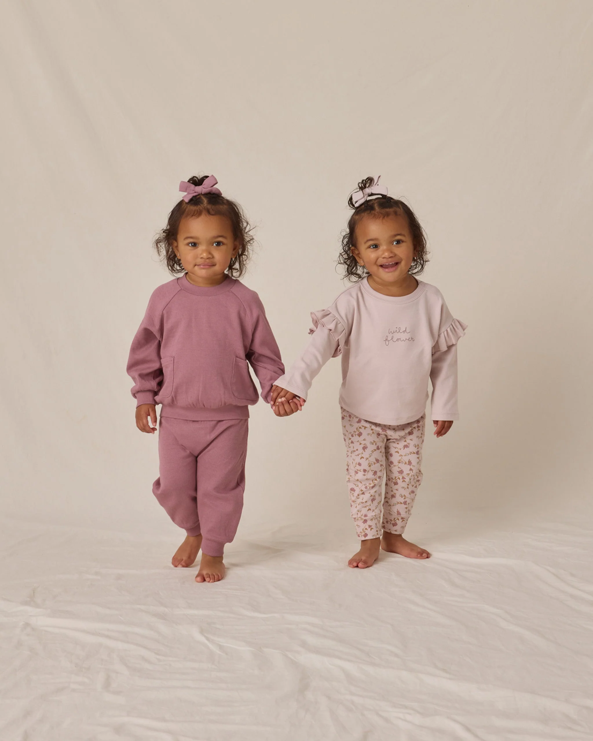 Ruffle Long Sleeve Tee || Wild Flower - Image 2