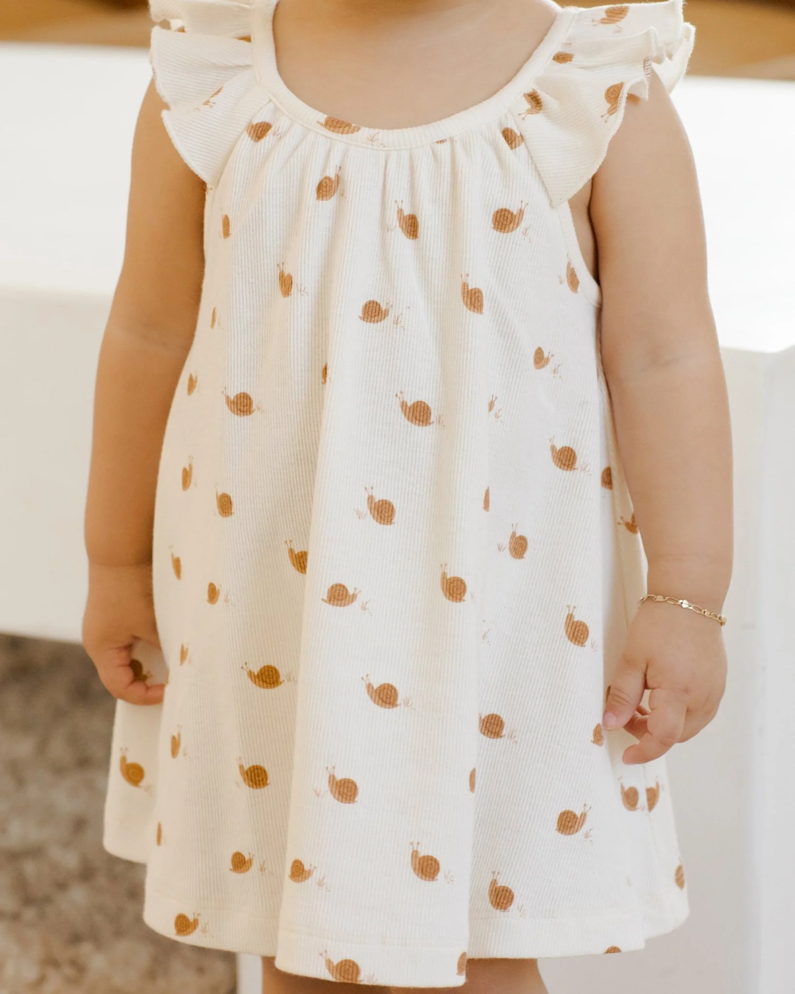 Ruffle Swing Dress || Snails - Image 3