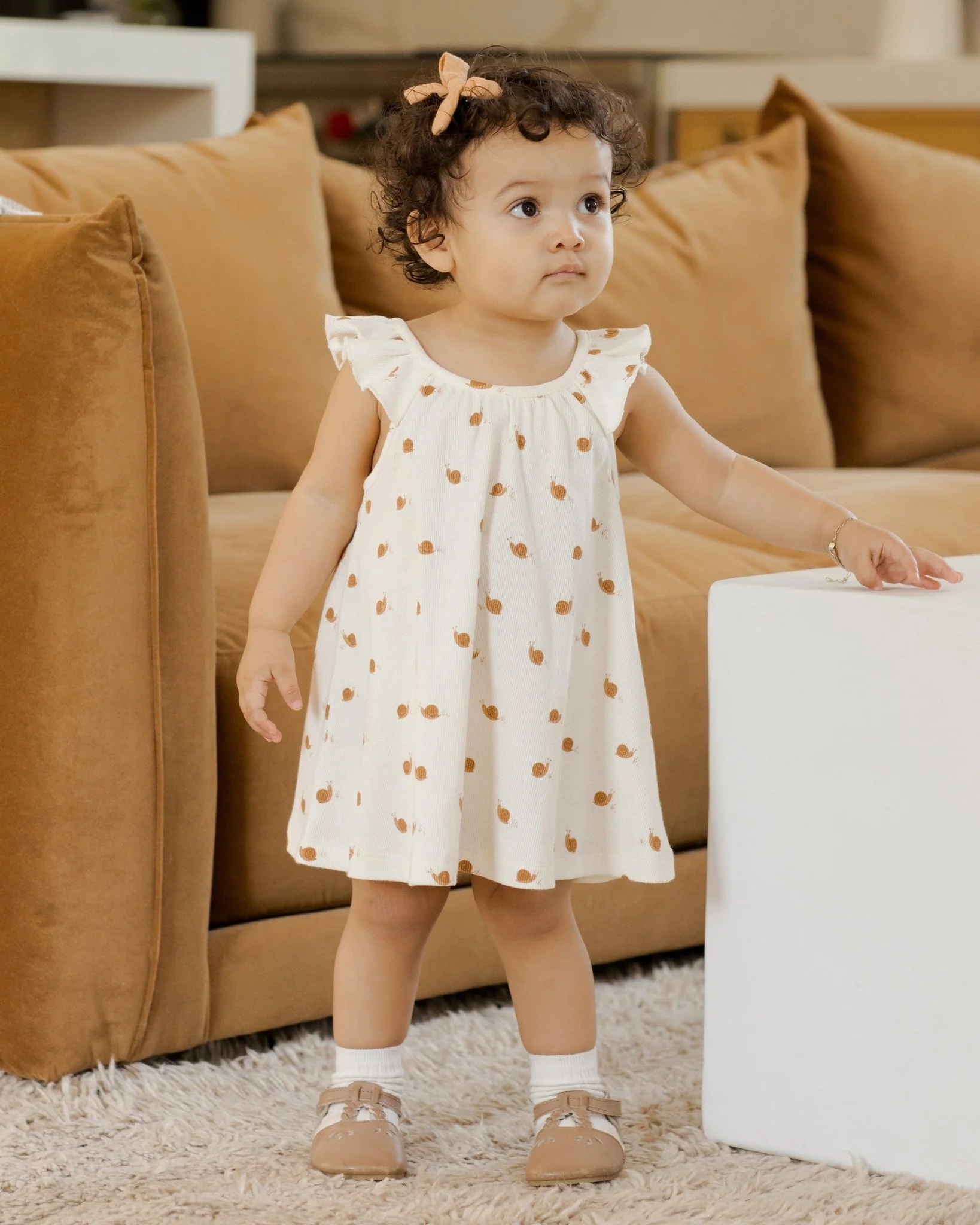 Ruffle Swing Dress || Snails - Image 4
