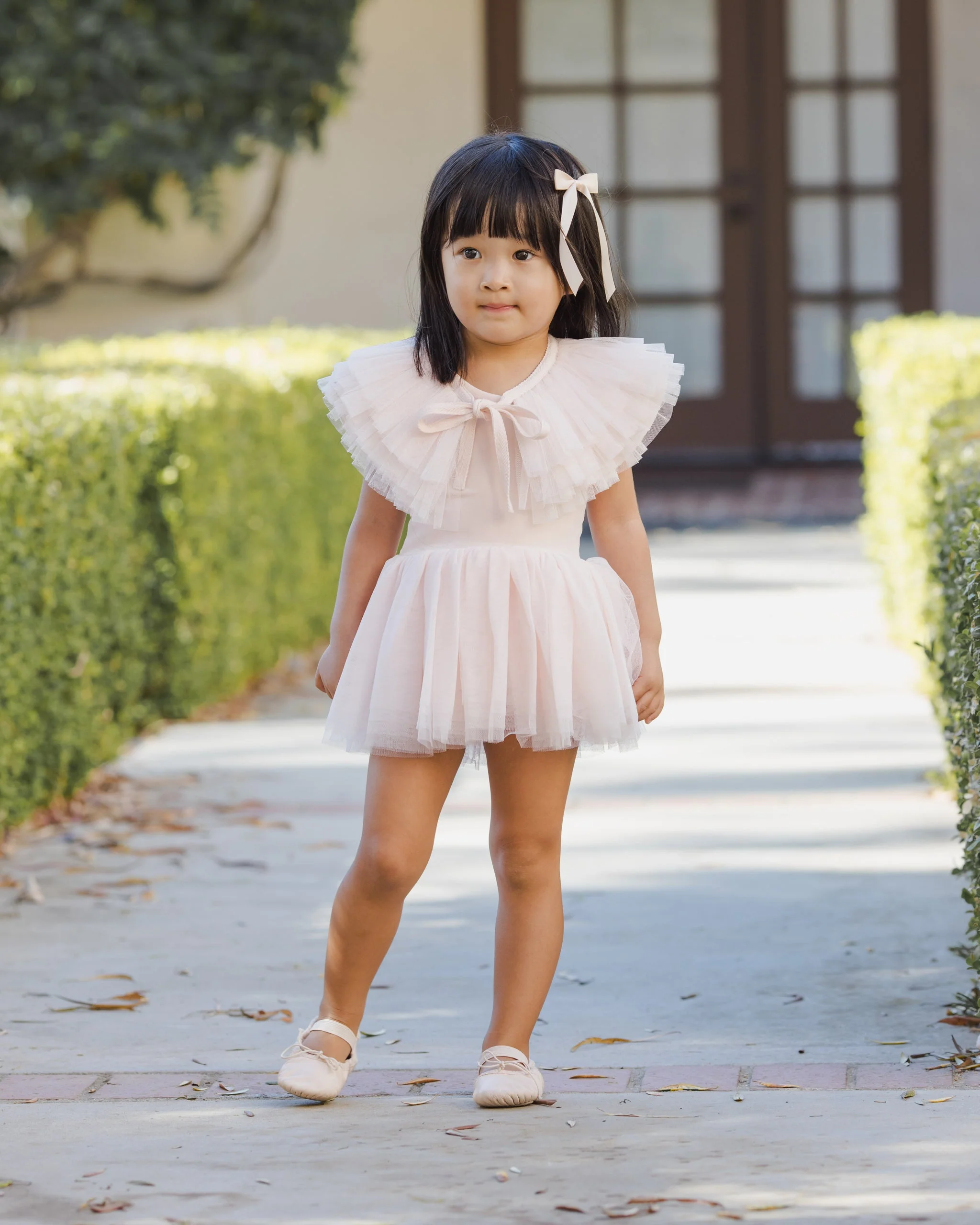 Ruffle Tulle Collar Blush - Image 2