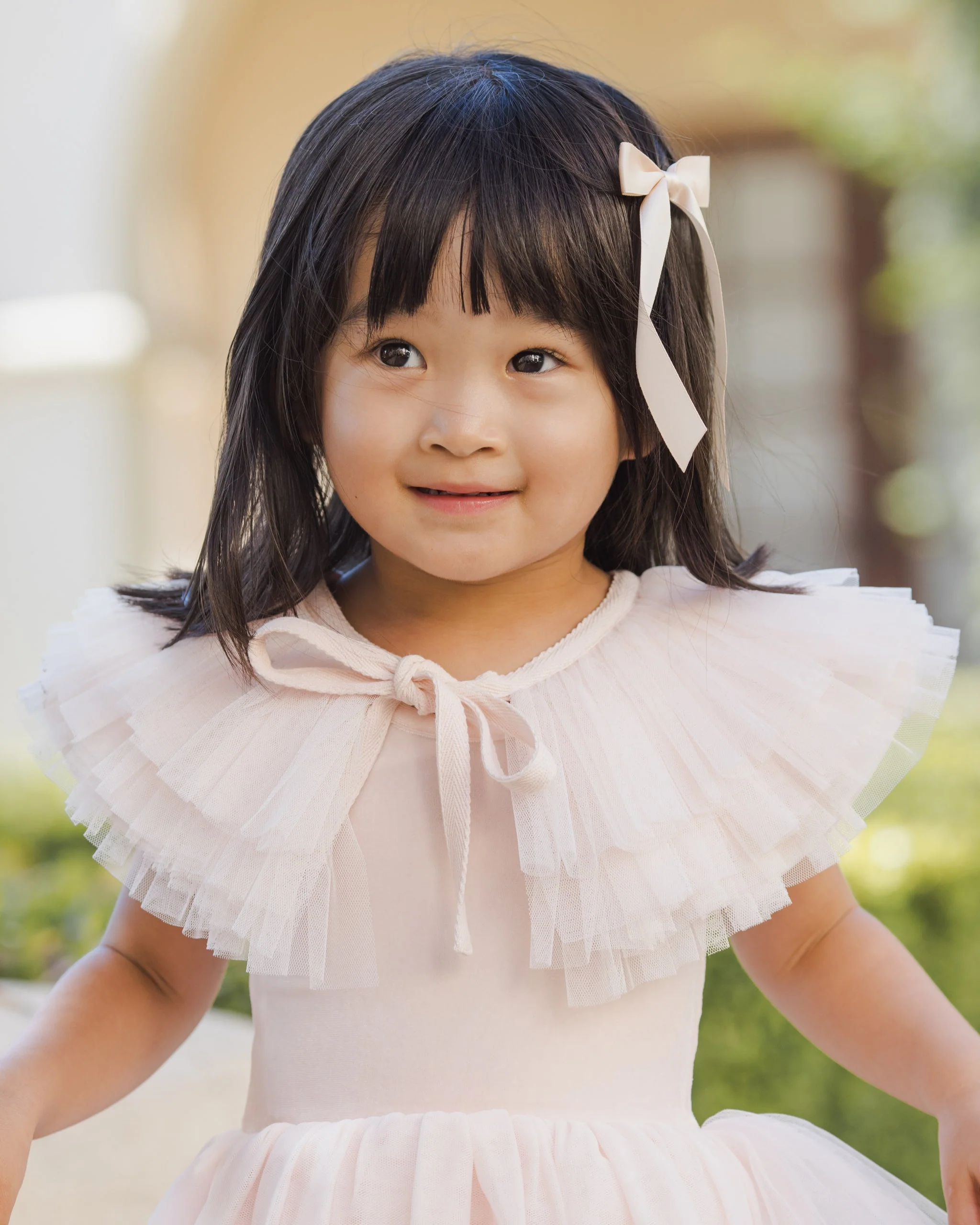 Ruffle Tulle Collar Blush - Image 4