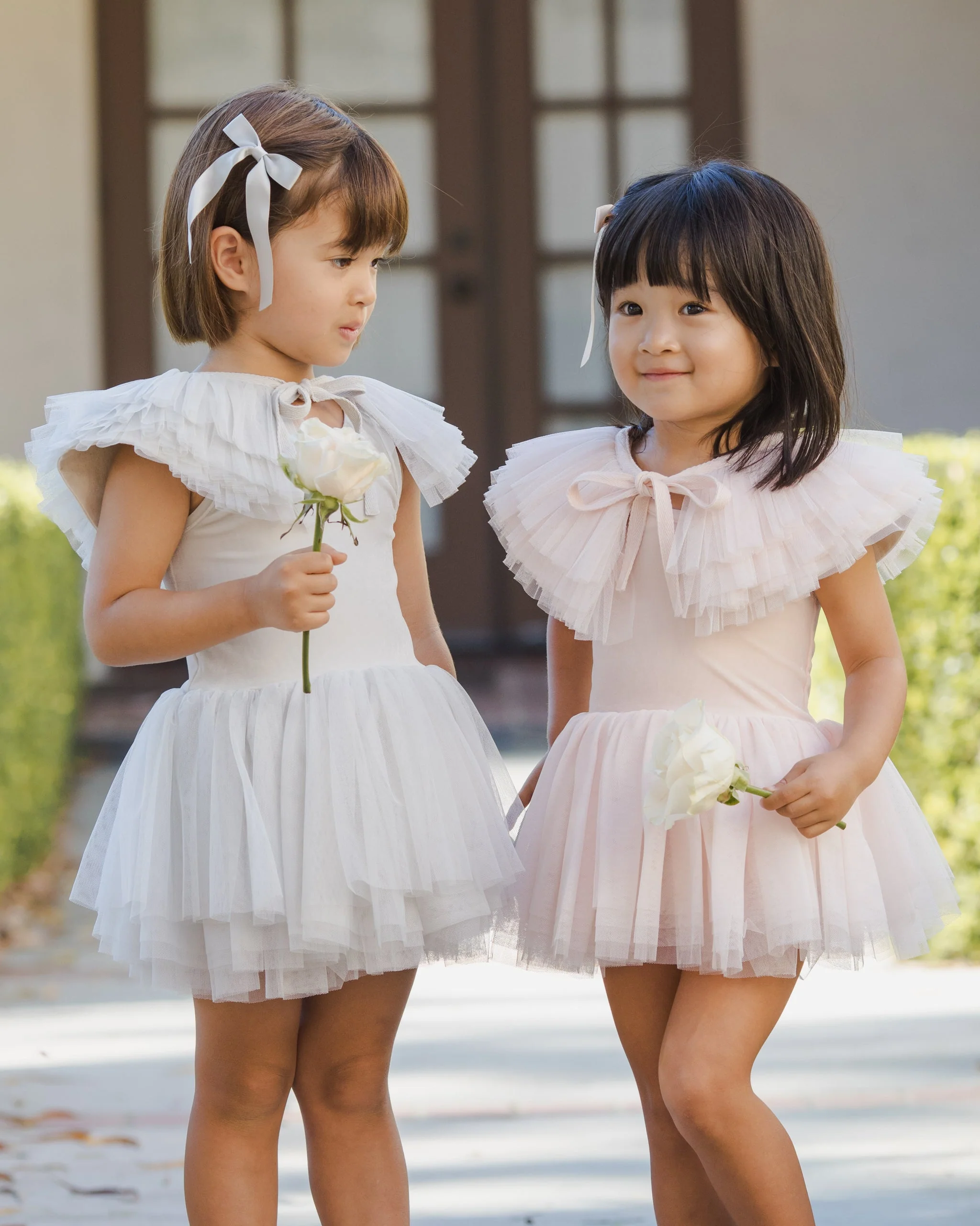 Ruffle Tulle Collar Blush - Image 6