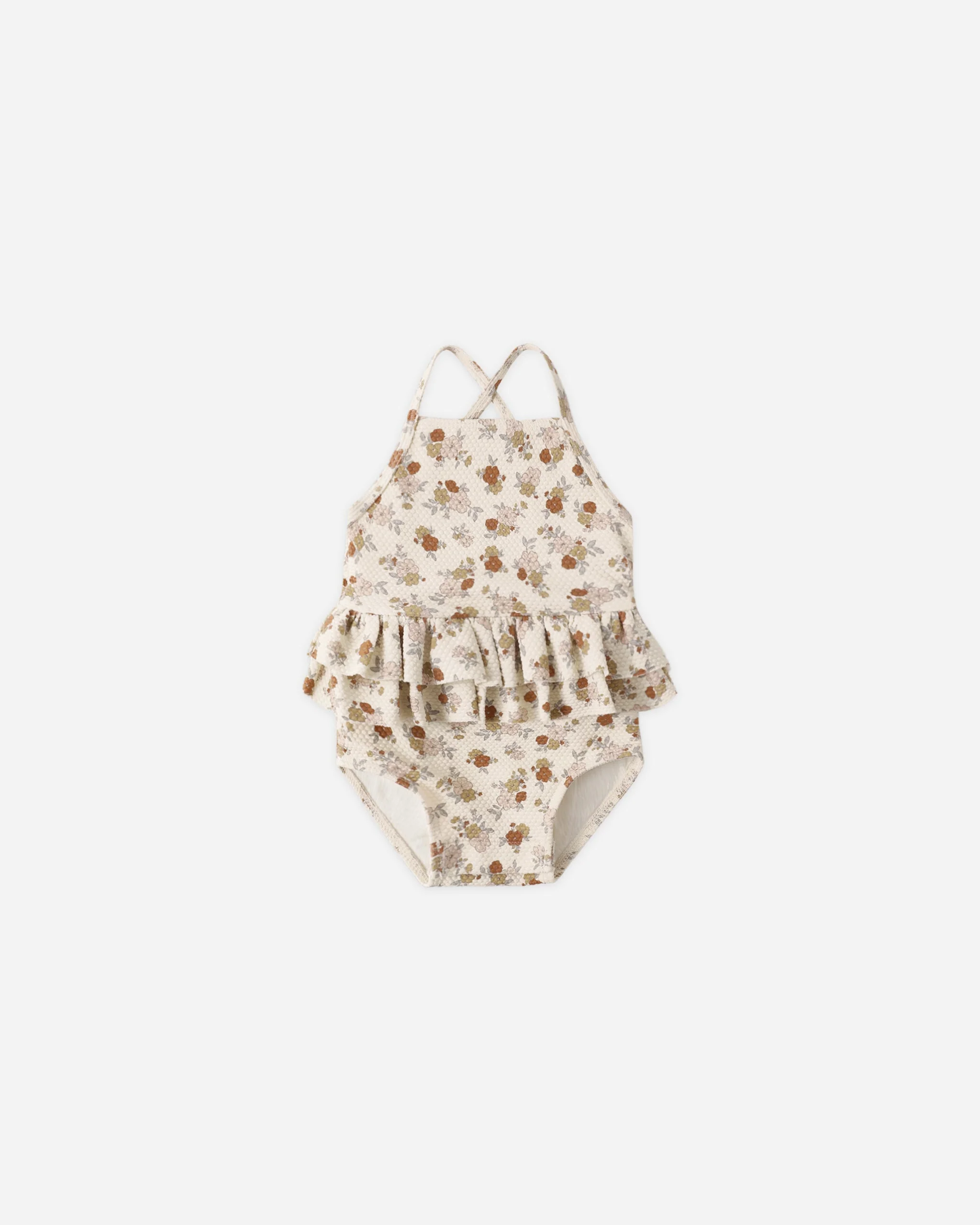 Ruffled One-Piece Swimsuit Bloom