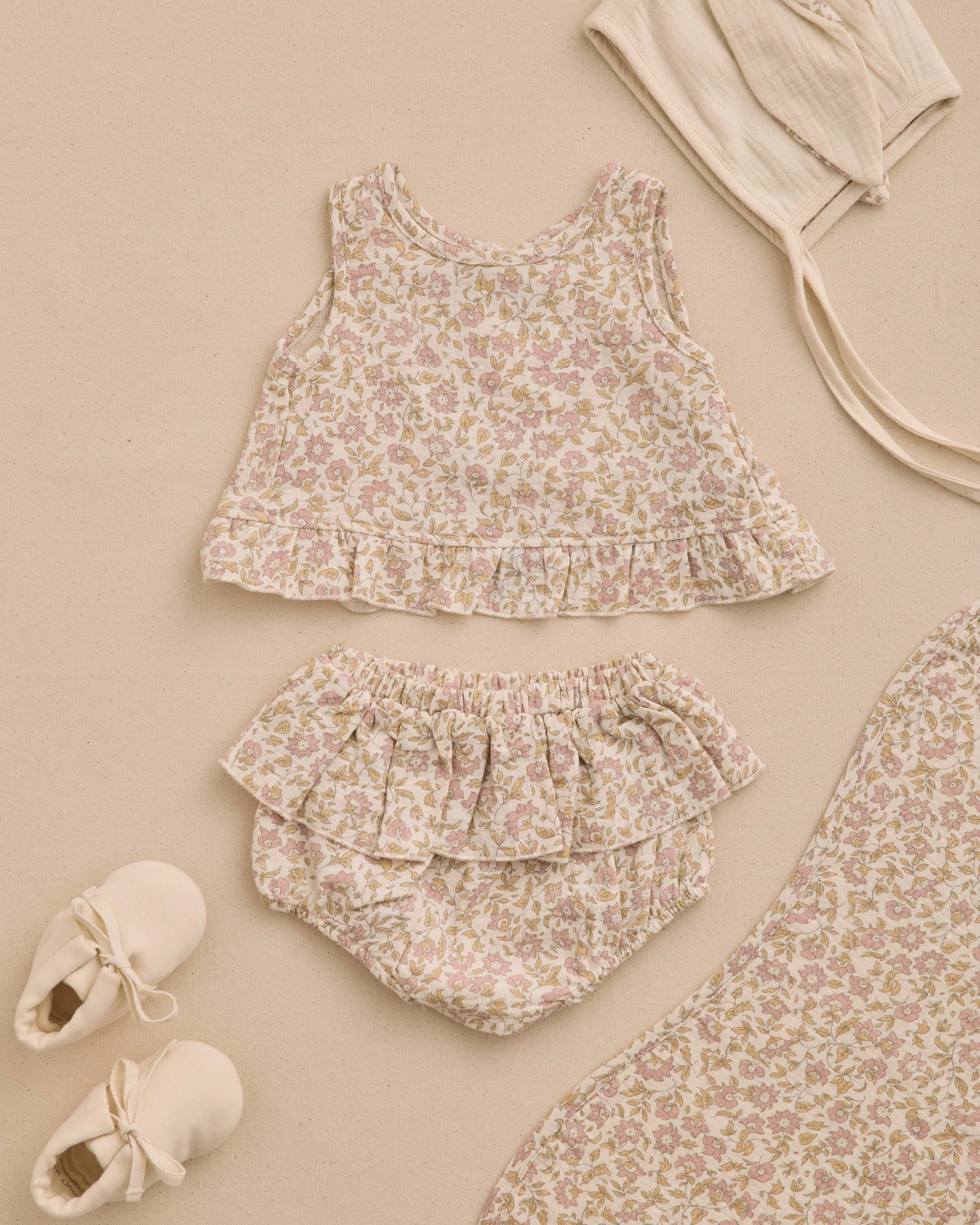 Ruffled Tulip Top + Bloomer Set Dahlia - Image 5