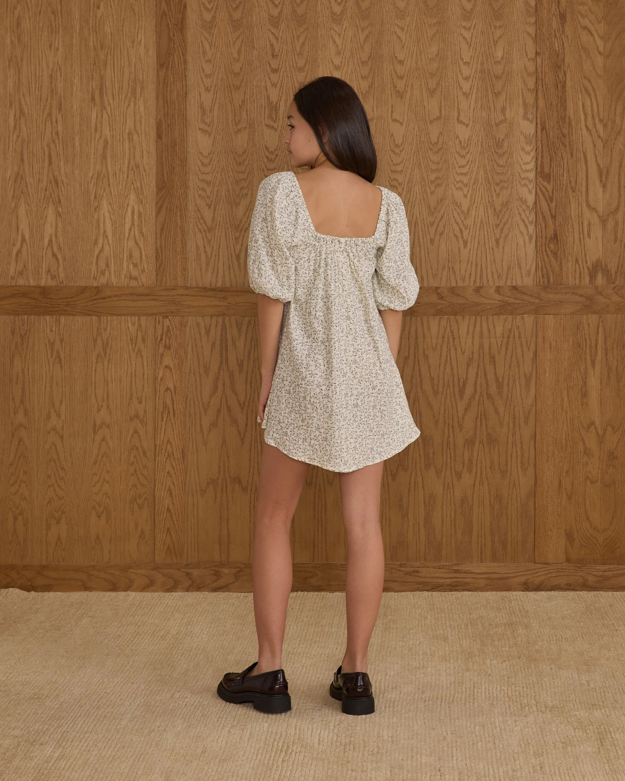 Sabrina Mini Dress || Blue Vines - Image 2