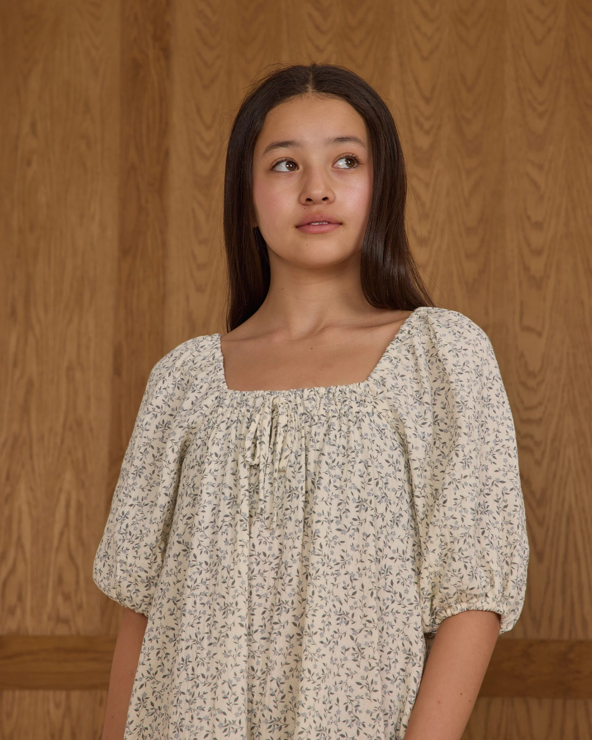 Sabrina Mini Dress || Blue Vines - Image 5