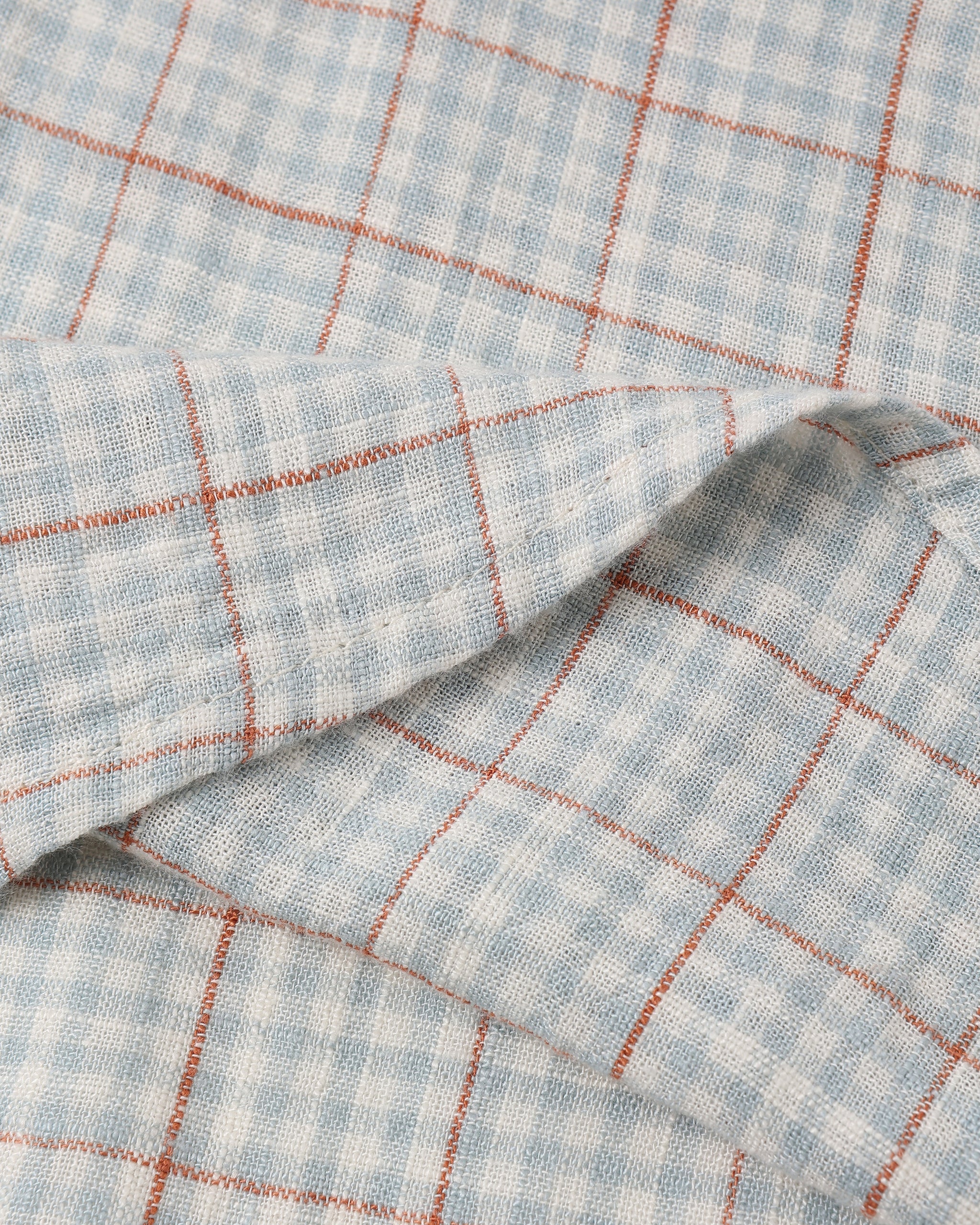 Sabrina Mini Dress Light Blue Plaid - Image 8