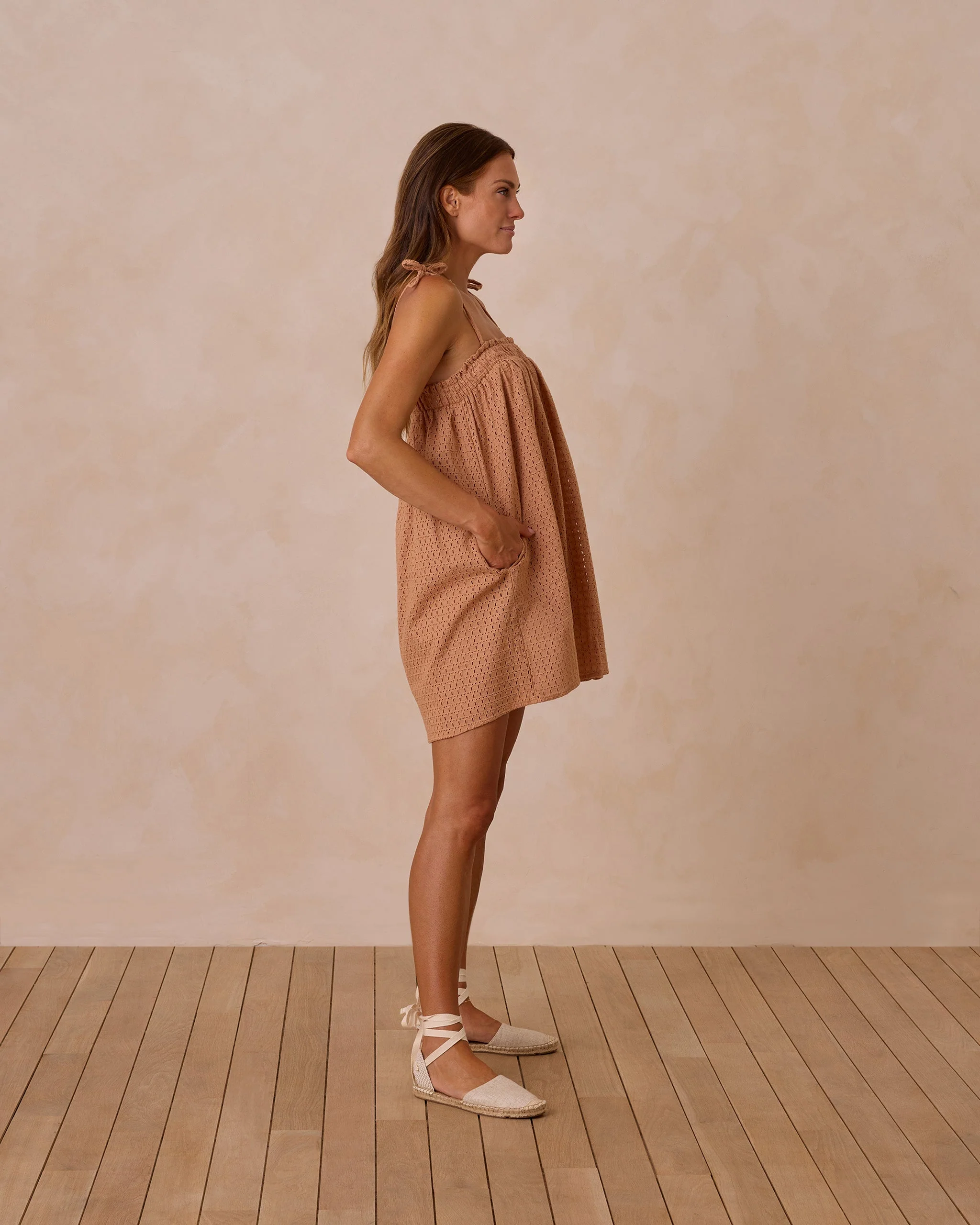 Sahara Mini Dress | Grapefruit - Image 3