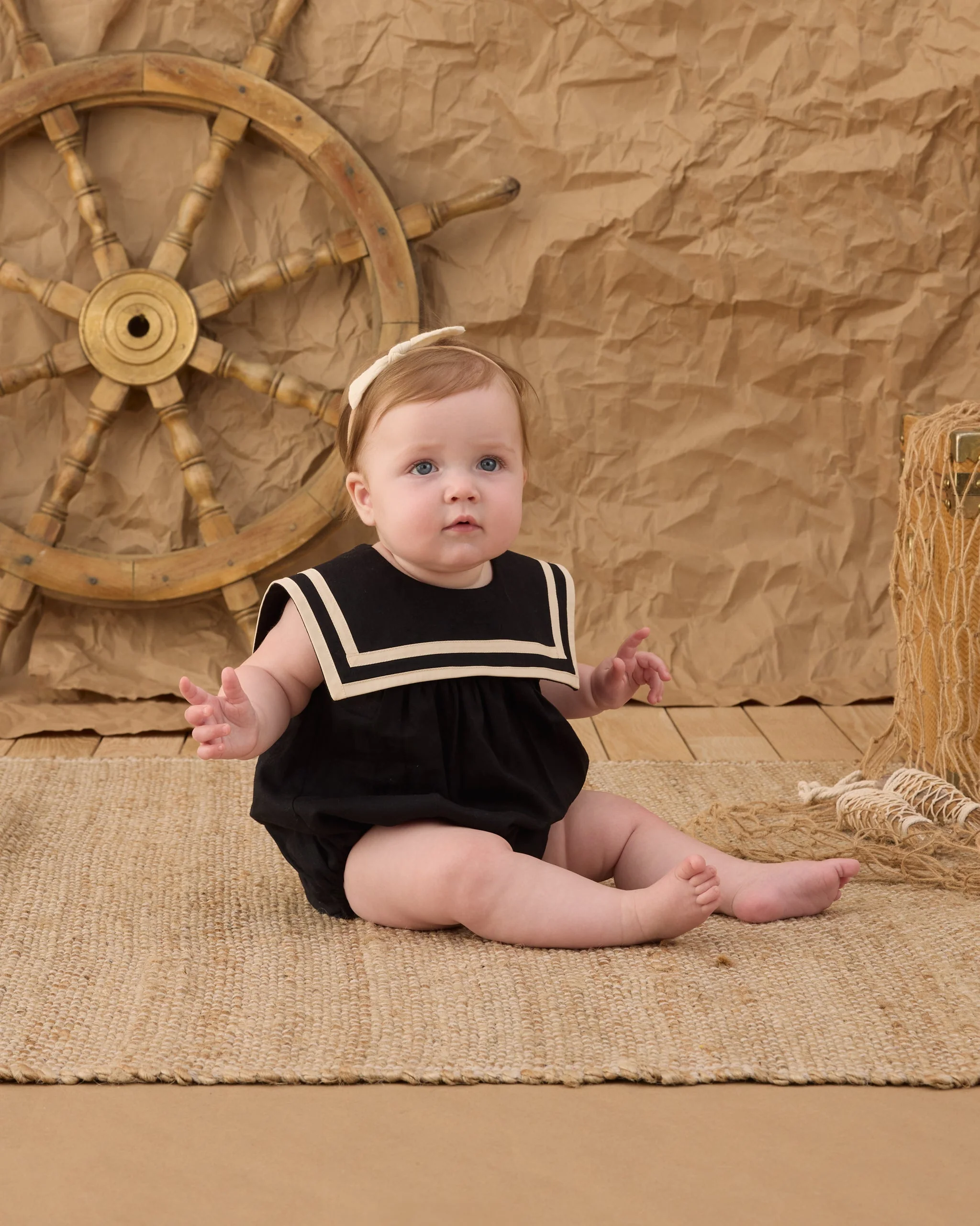 Sailor Romper Black - Image 2