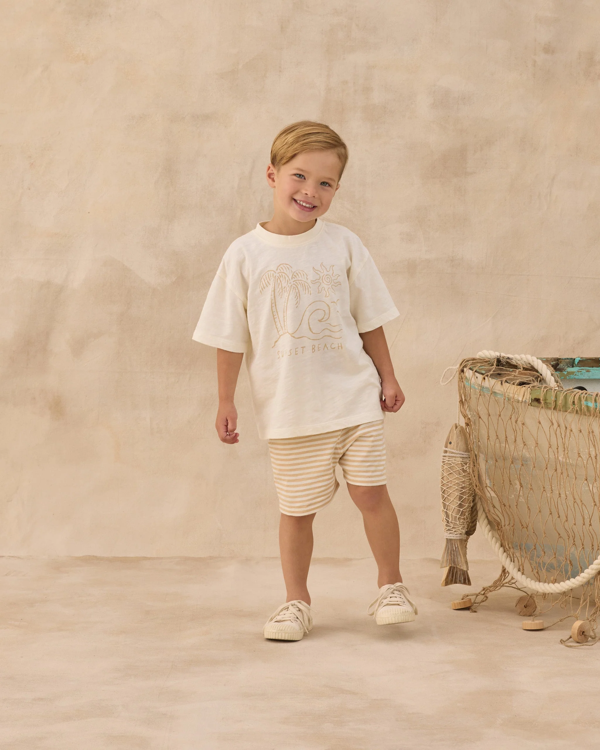 Sam Short Butterscotch Stripe - Image 2