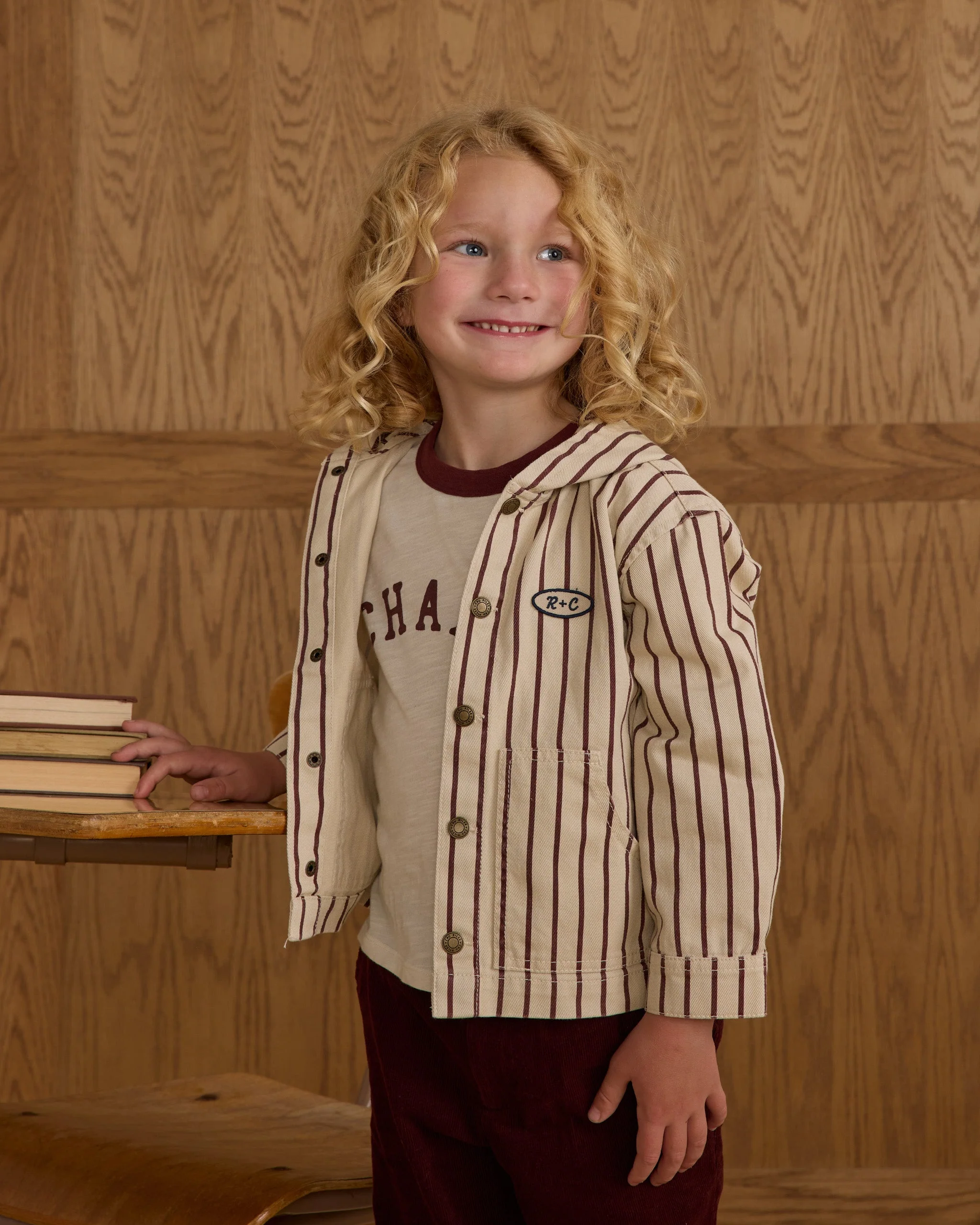 Sammy Jacket || Cedar Pinstripe - Image 4