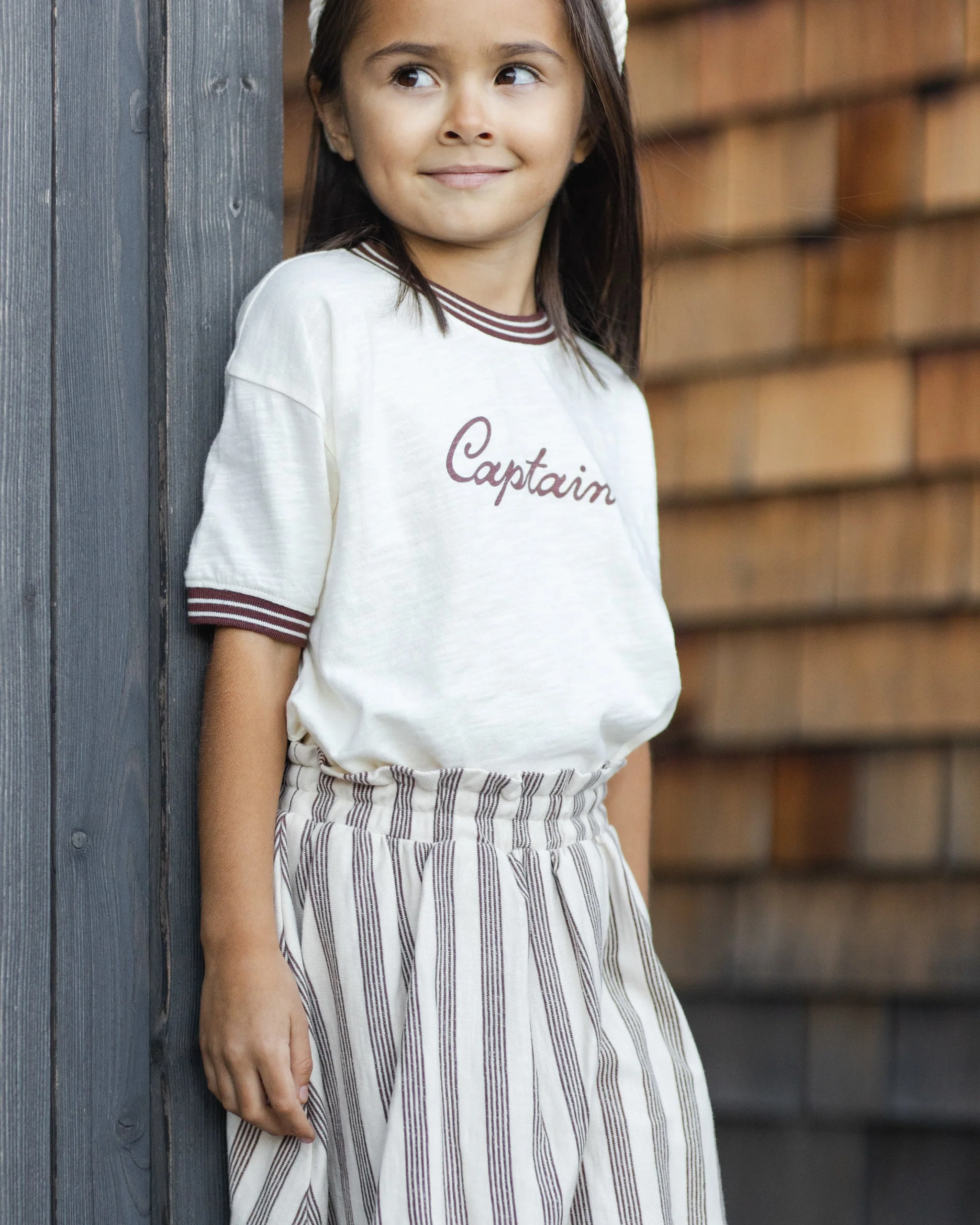 Sasha Skort Brown Stripe - Image 4