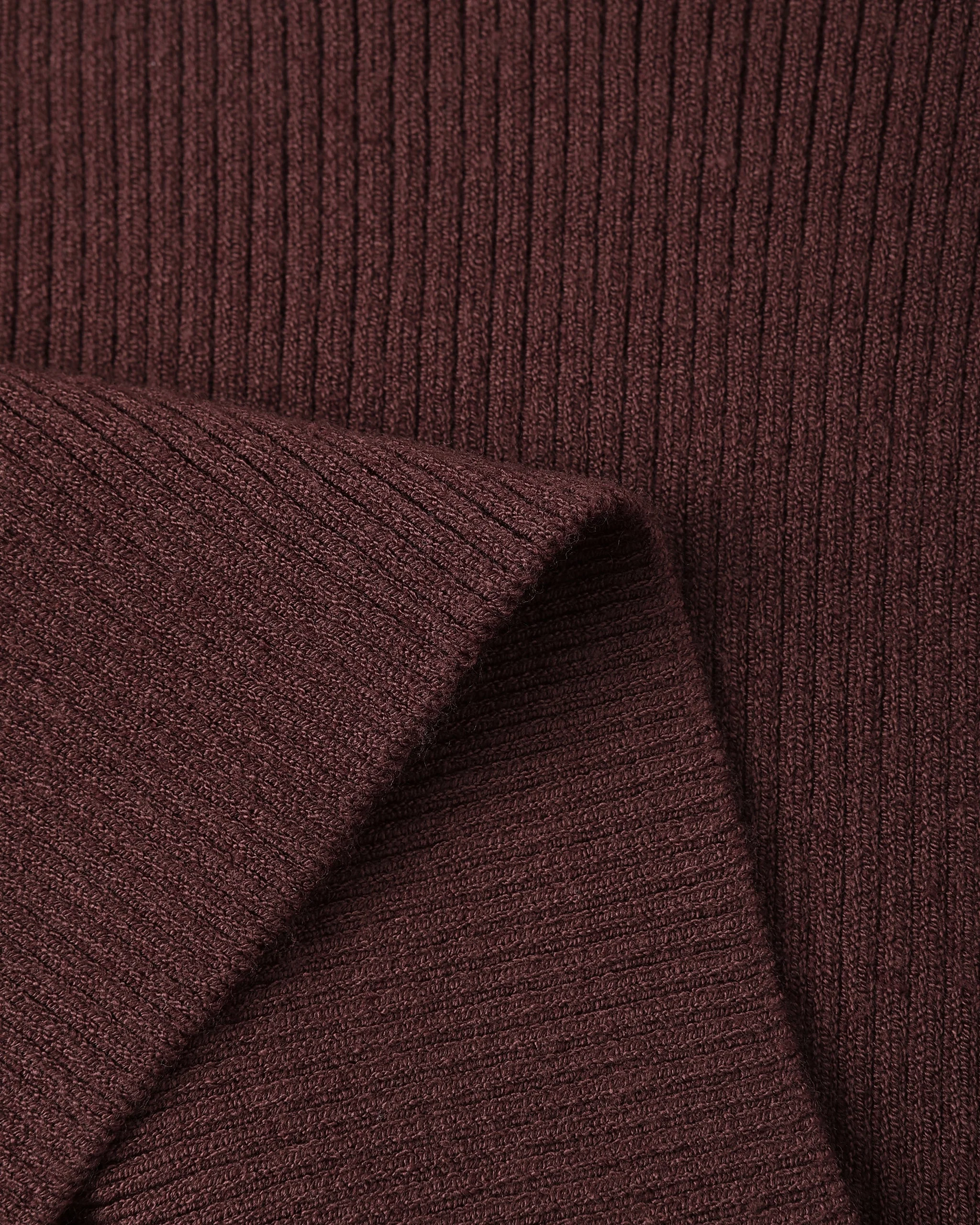 Scallop Tee || Burgundy - Image 2