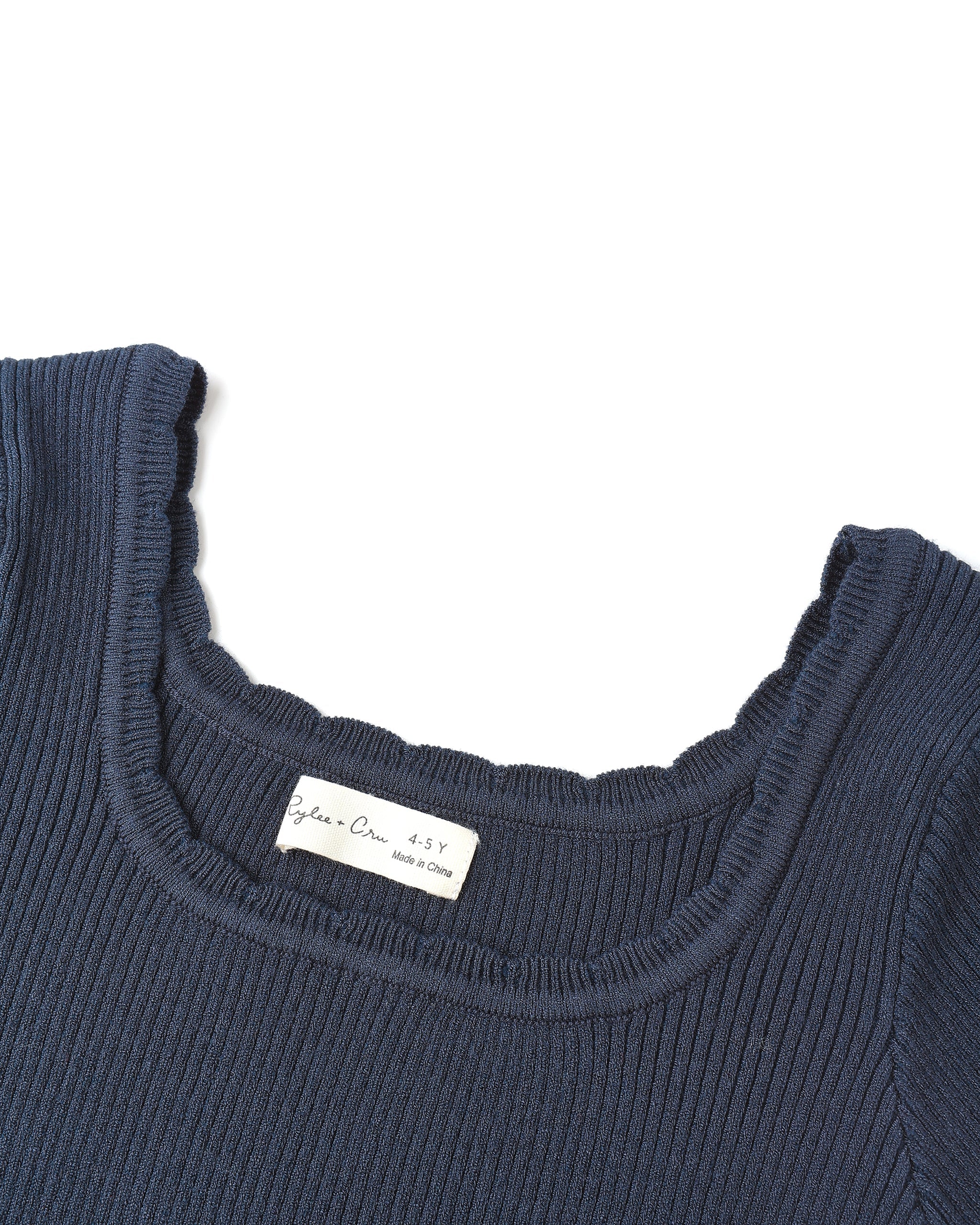Scallop Tee || Navy - Image 2