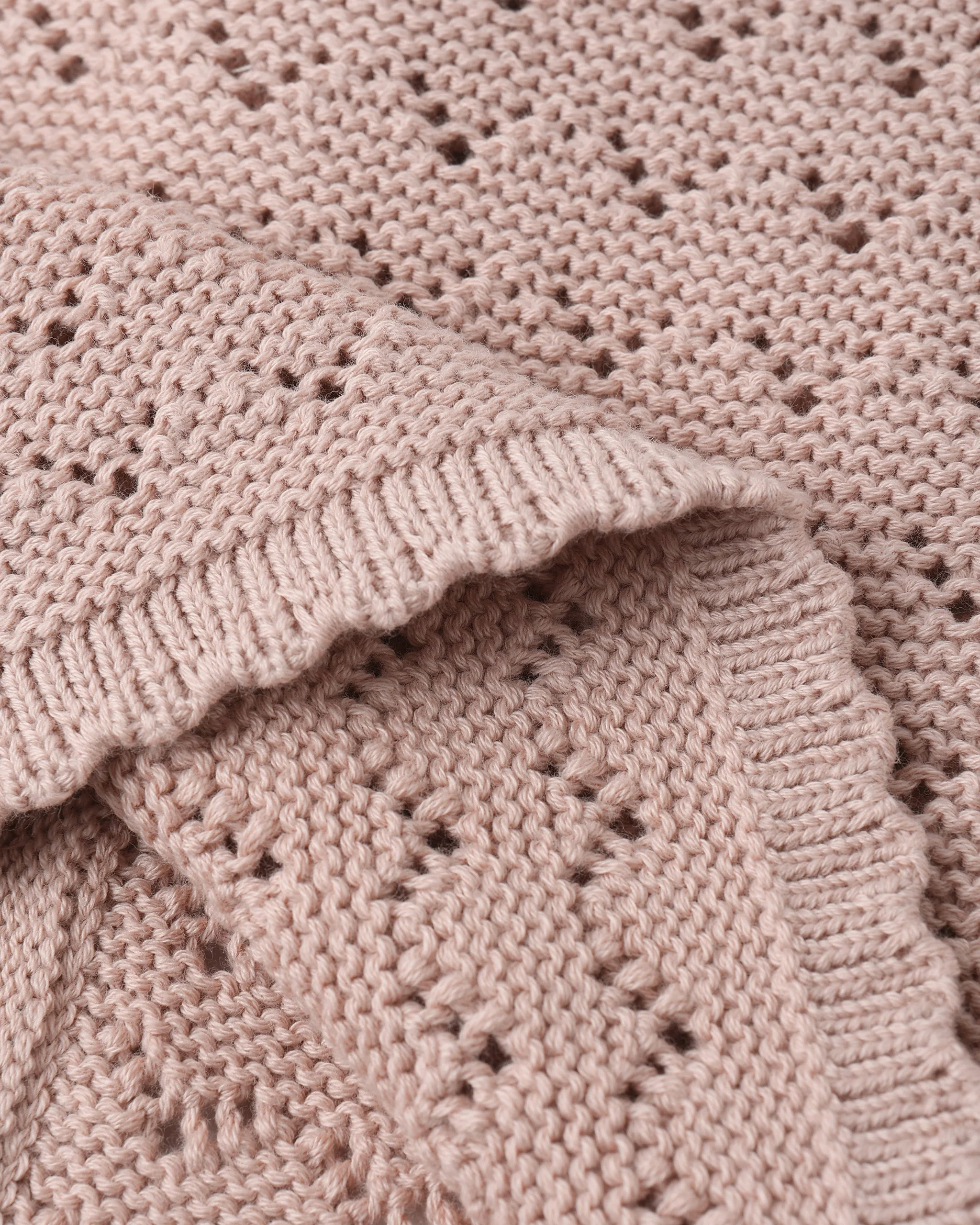 Scalloped Cardigan Blush - Image 7