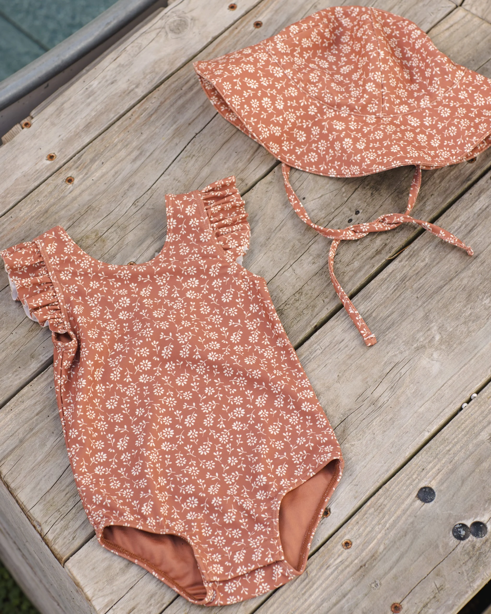 Scoop Back One-Piece Swimsuit Poppy Floral - Image 5