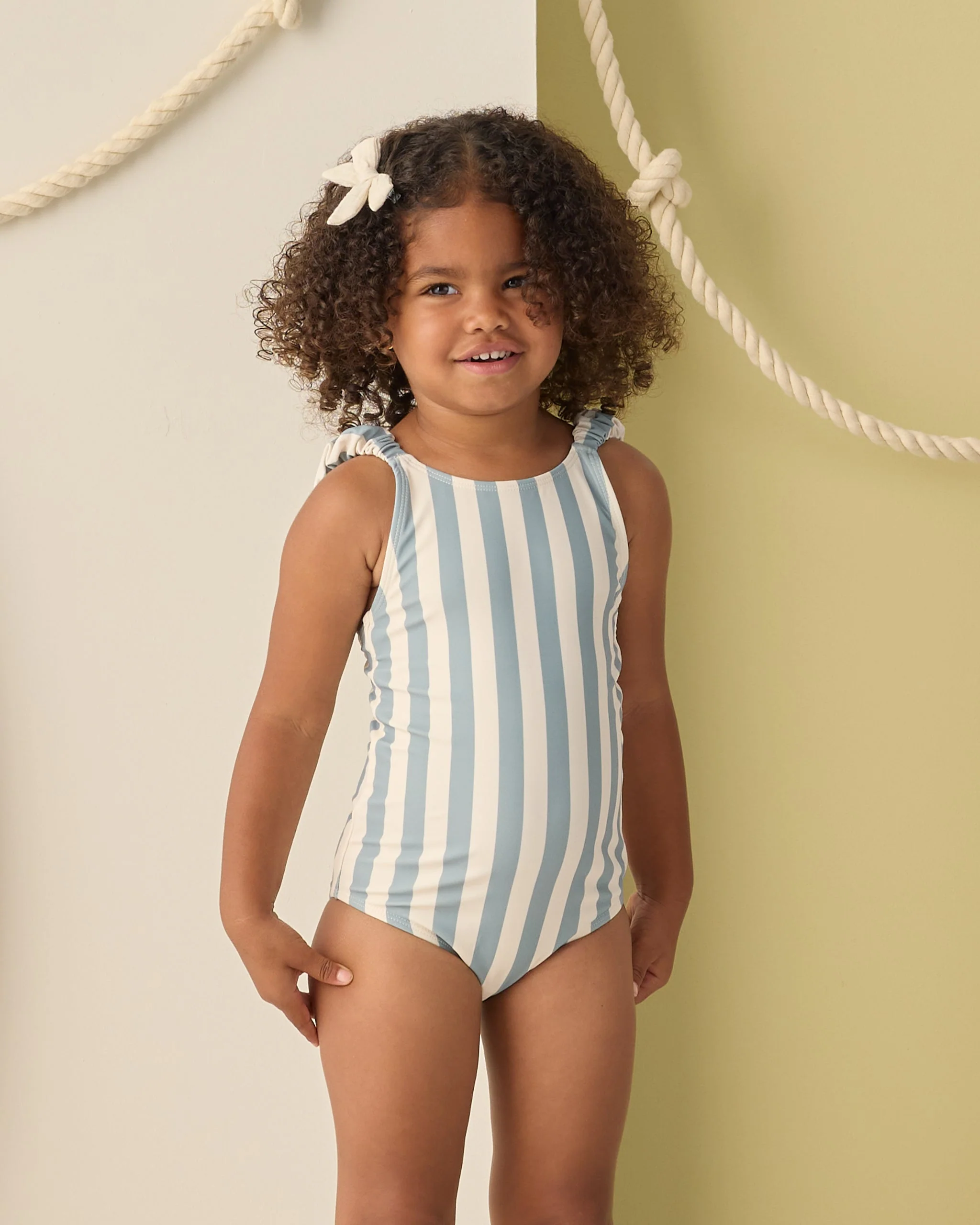 Scrunch One-Piece Green Stripe - Image 4
