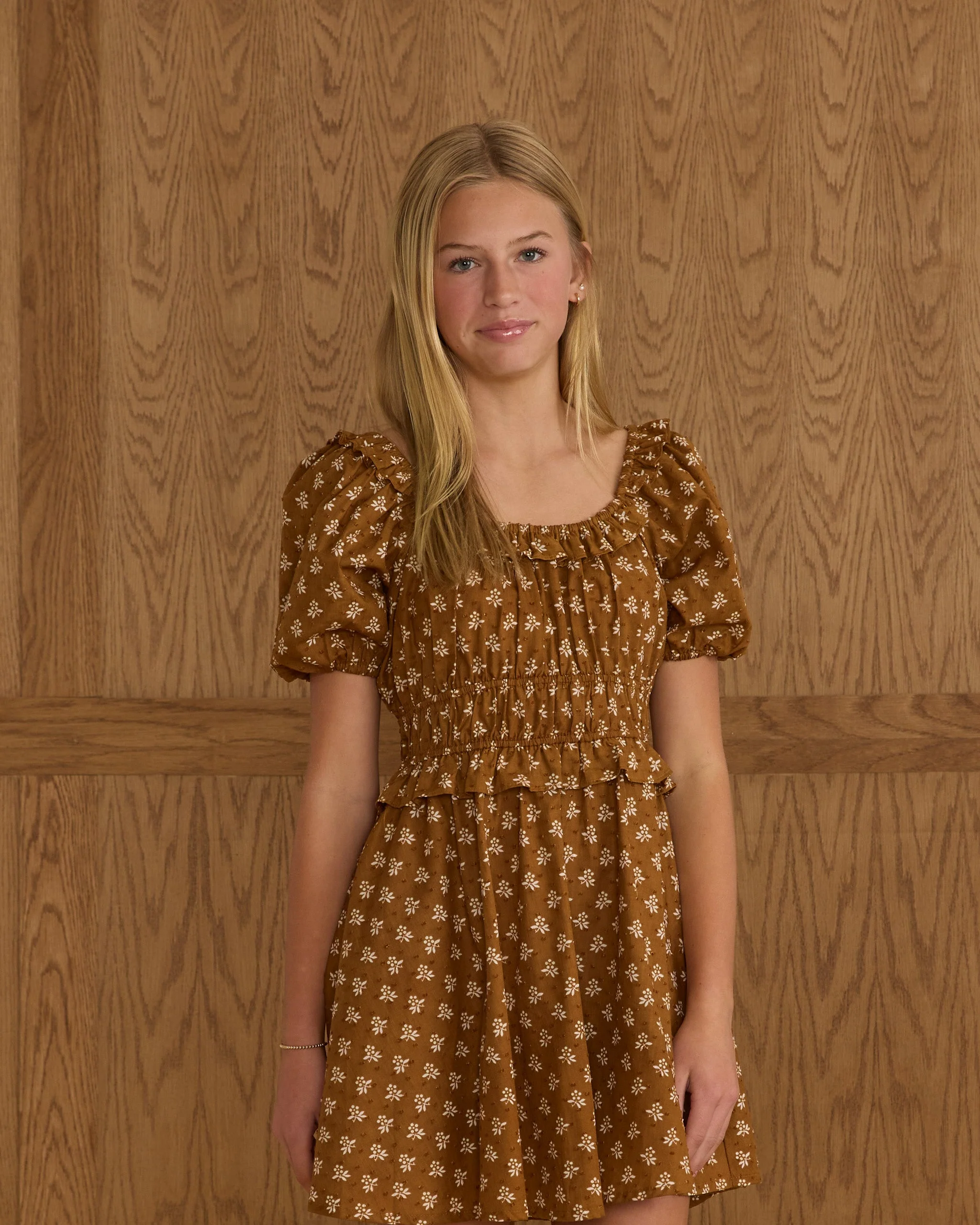 Shayla Dress | Golden Fleur Teen - Image 2