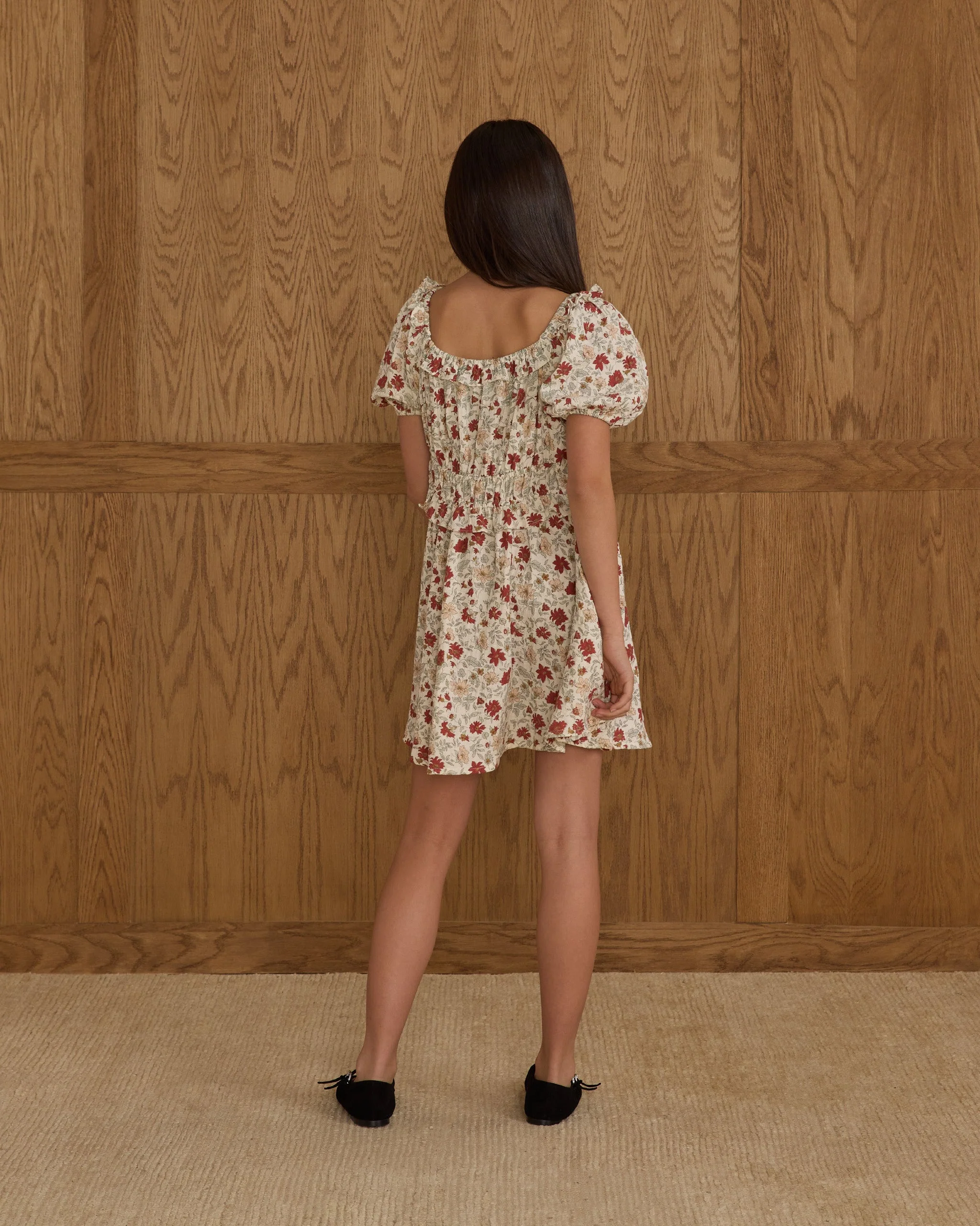 Shayla Dress || Holiday Floral - Teen - Image 2