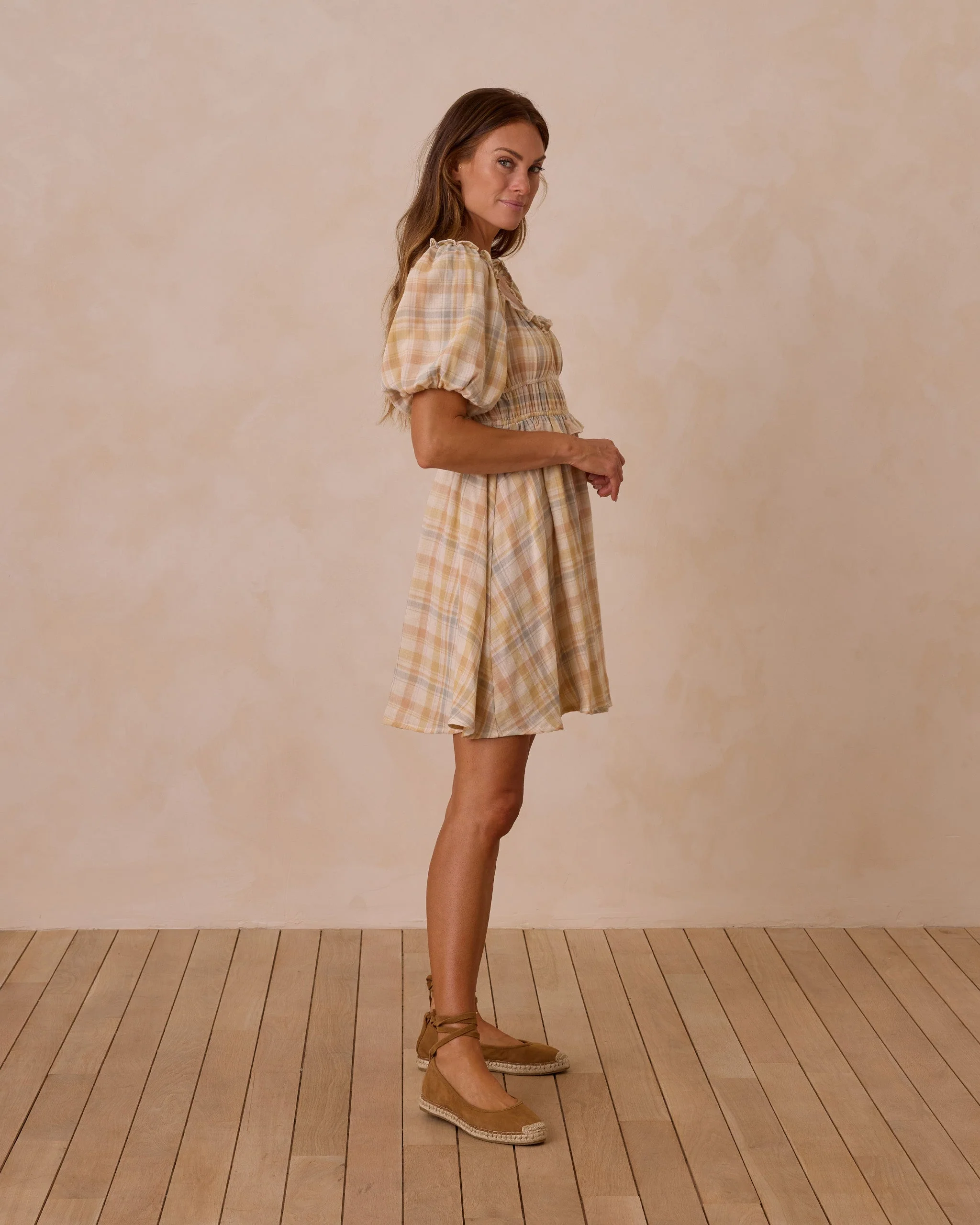 Shayla Dress | Pastel Plaid - Image 2