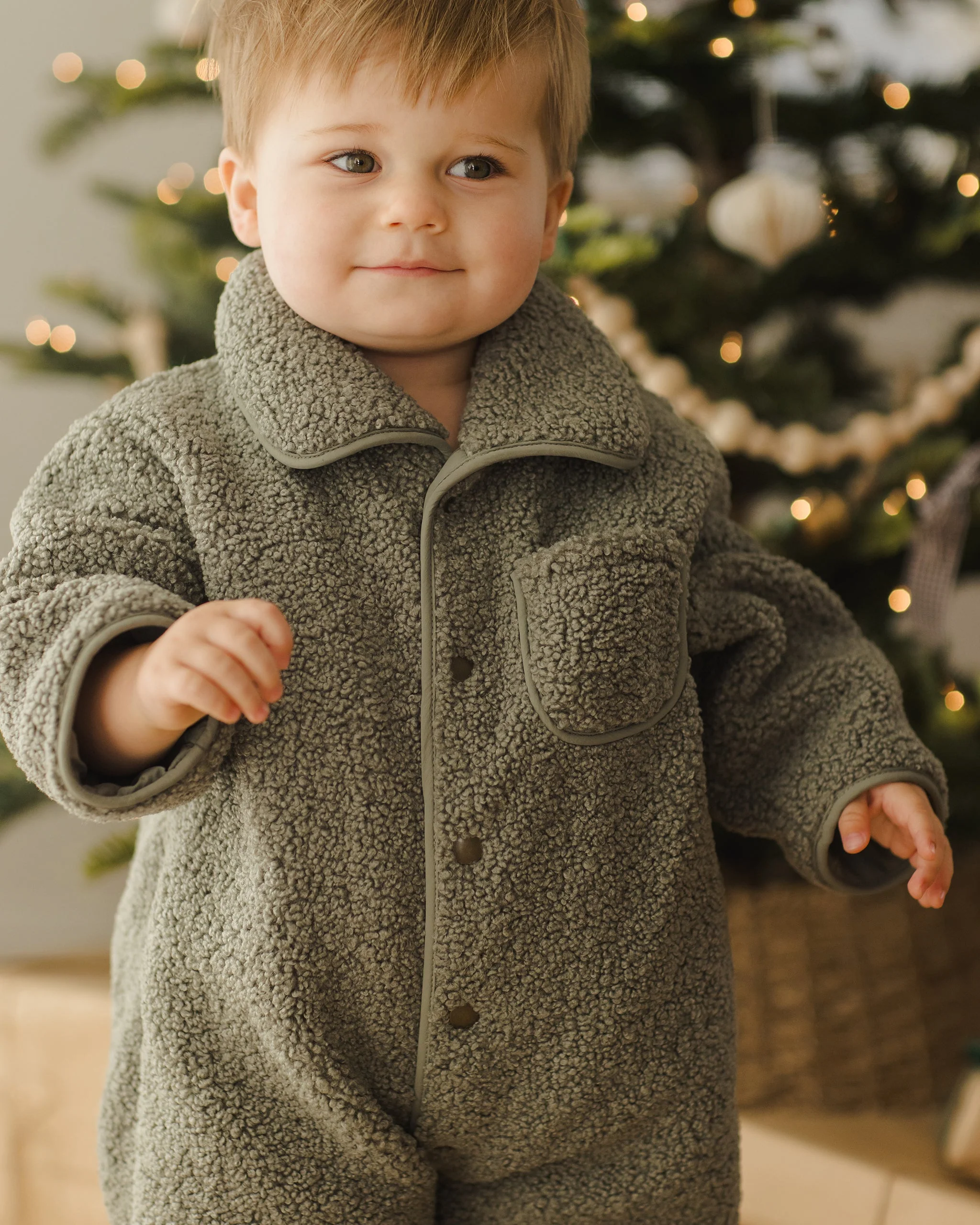 Shearling Jumpsuit || Forest - Image 6