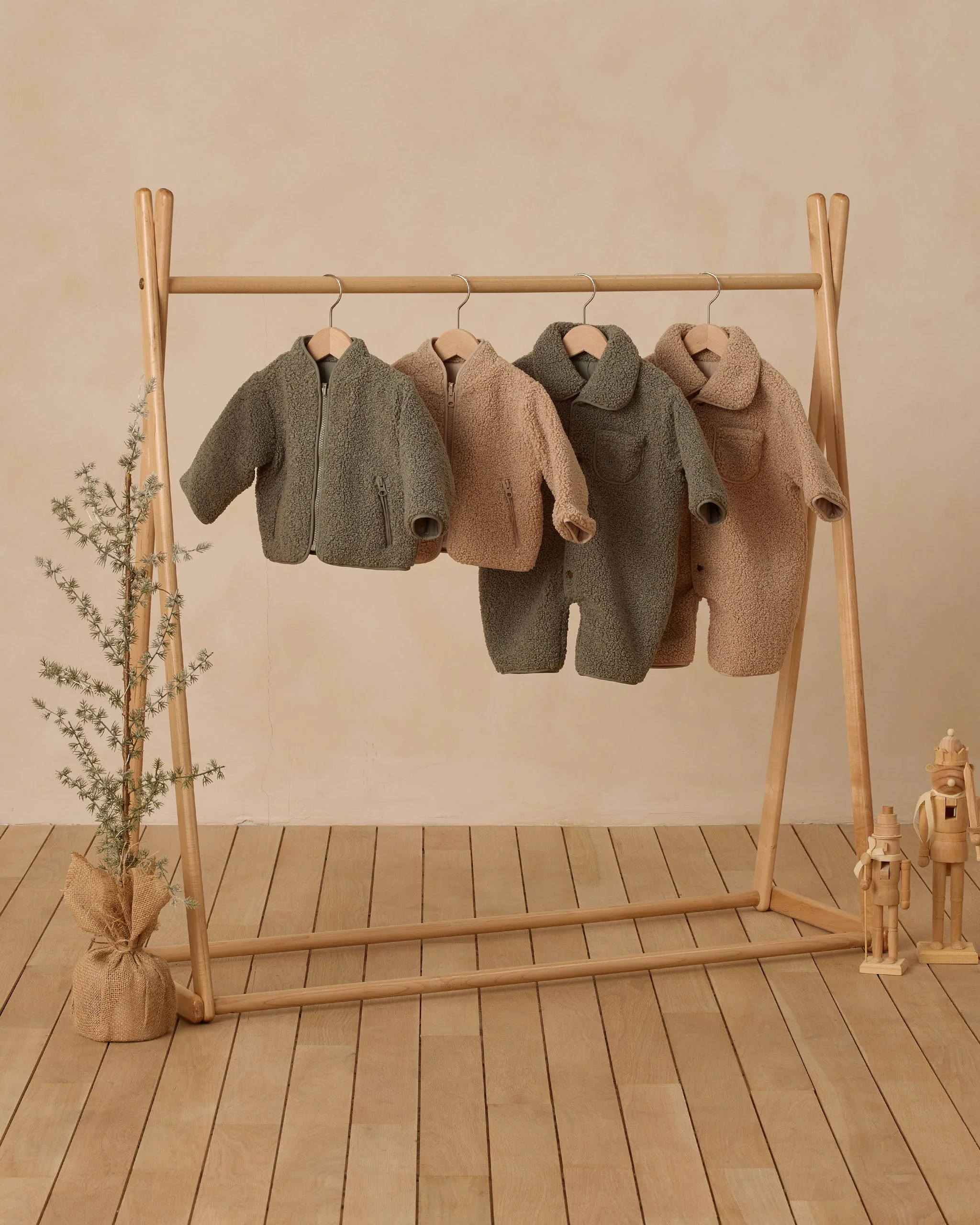 Shearling Jumpsuit || Oat - Image 6