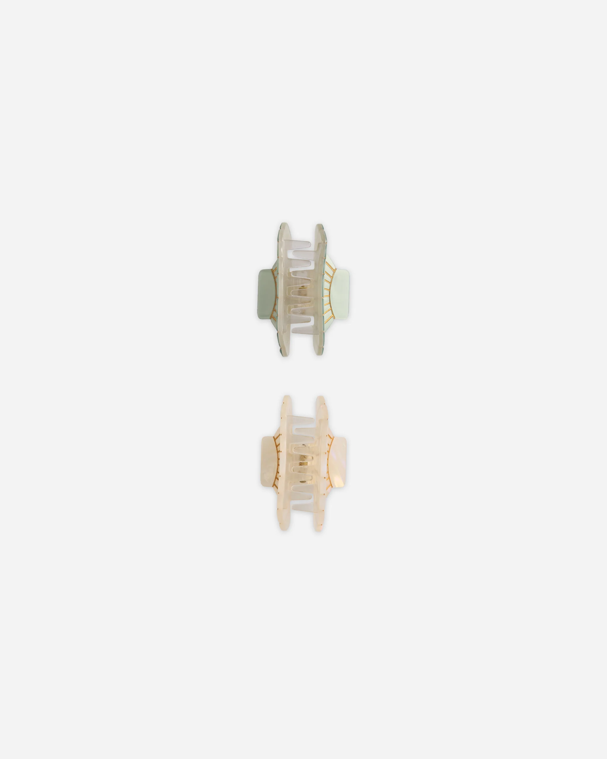 Shell Clip Set Seafoam, Natural - Image 9