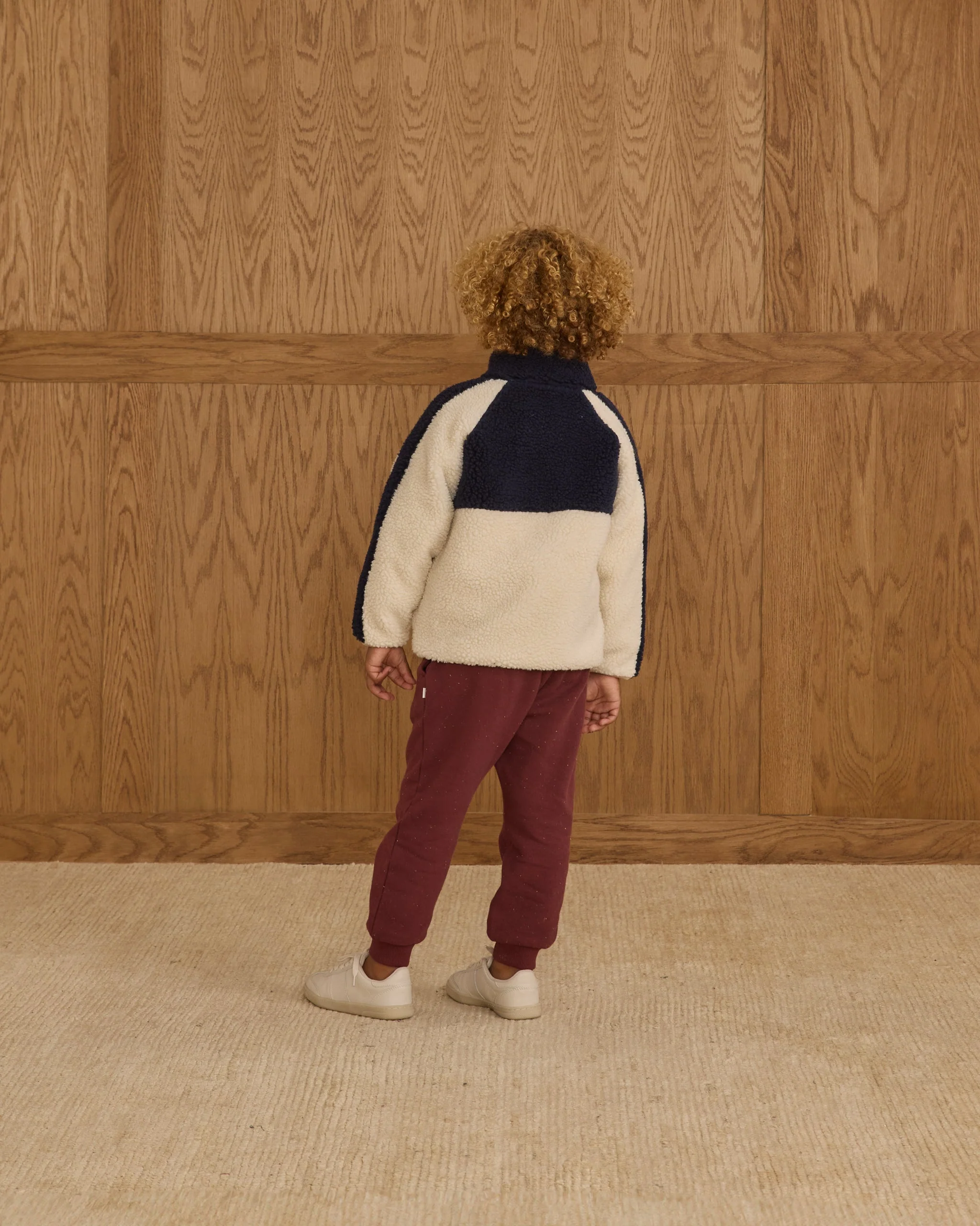 Sherpa Trails Jacket || Navy Color Block - Image 3