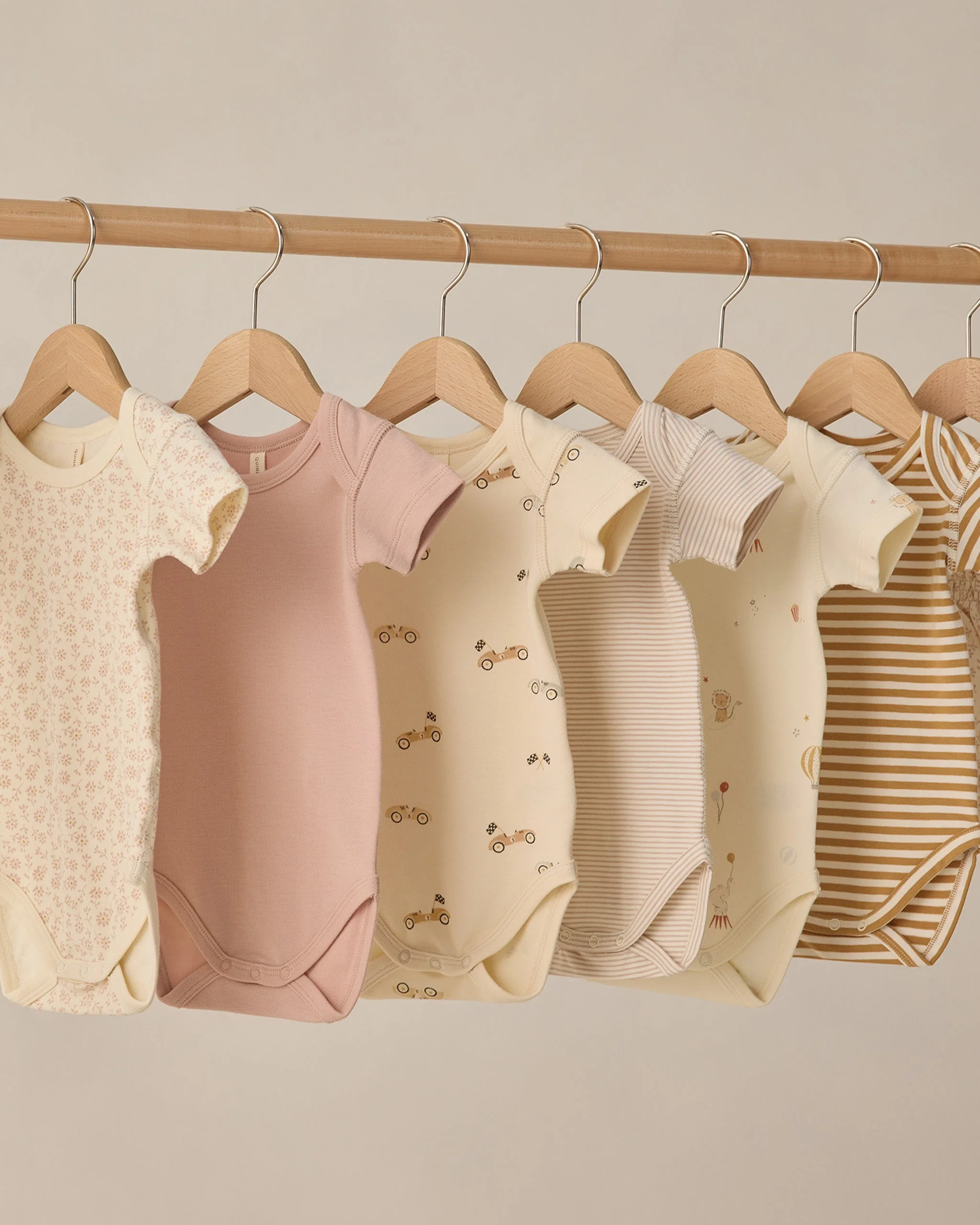 Short Sleeve Bodysuit Pack Carnival, Honey Stripe - Image 5