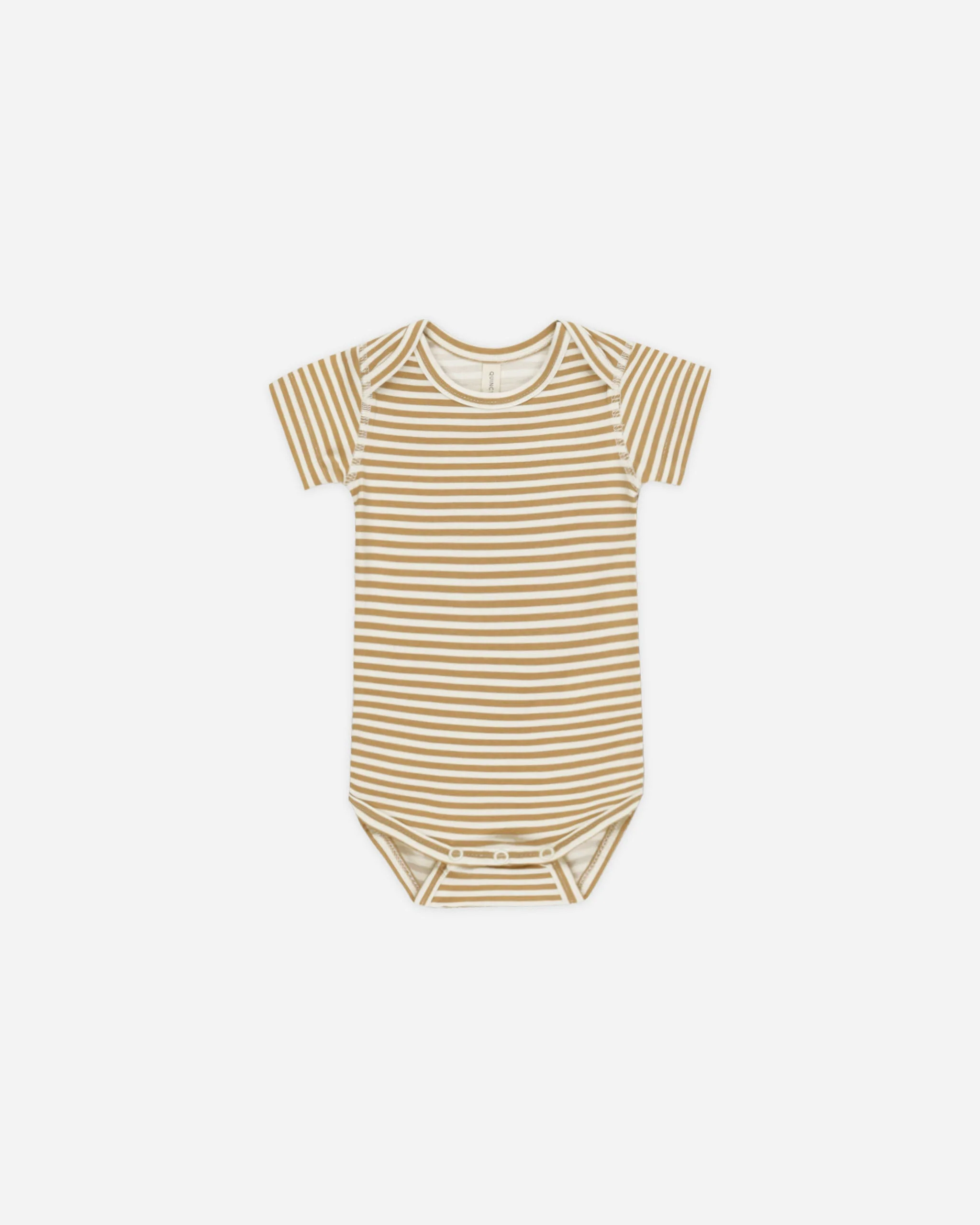 Short Sleeve One-Piece || Honey Stripe
