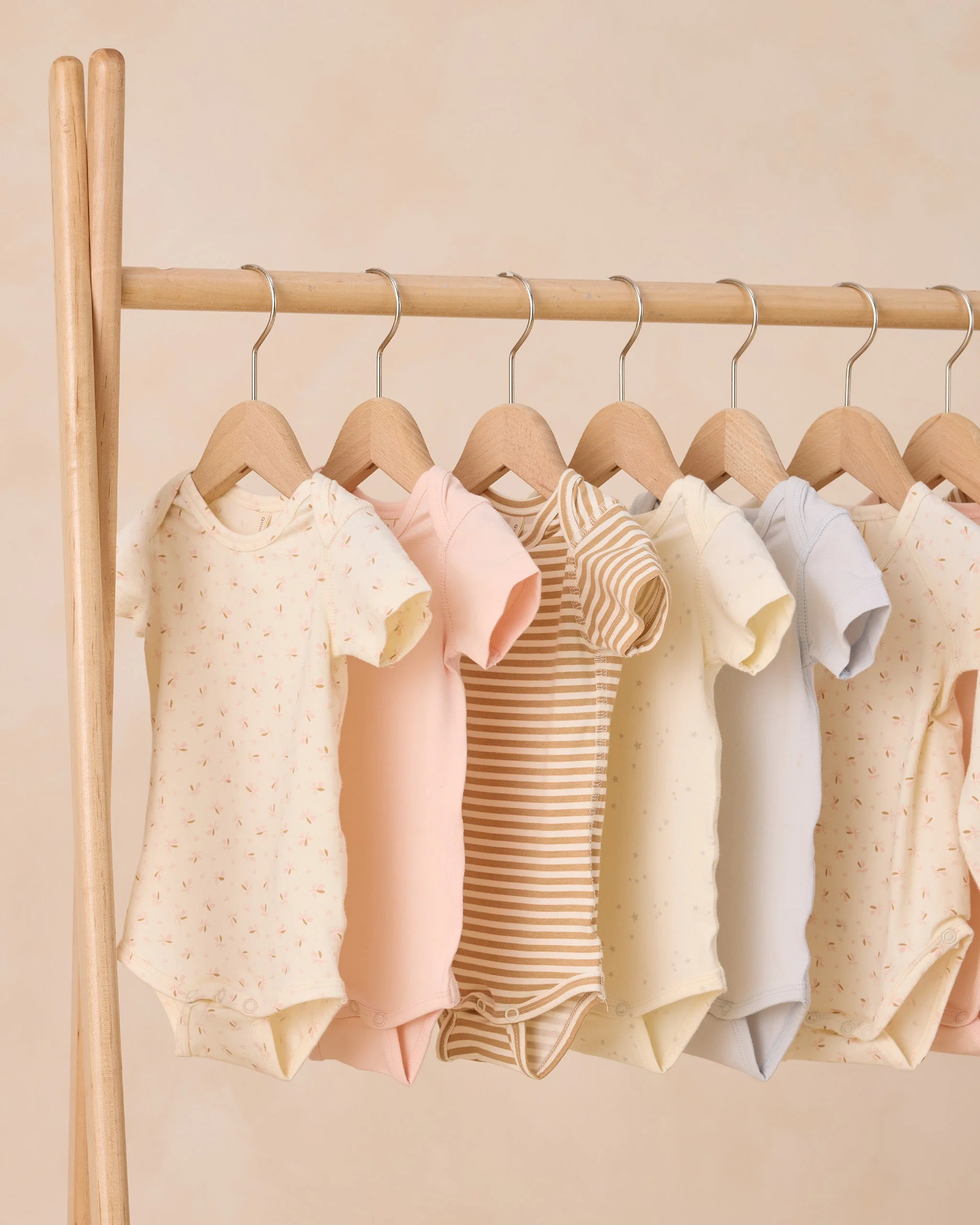 Short Sleeve One-Piece || Honey Stripe - Image 2