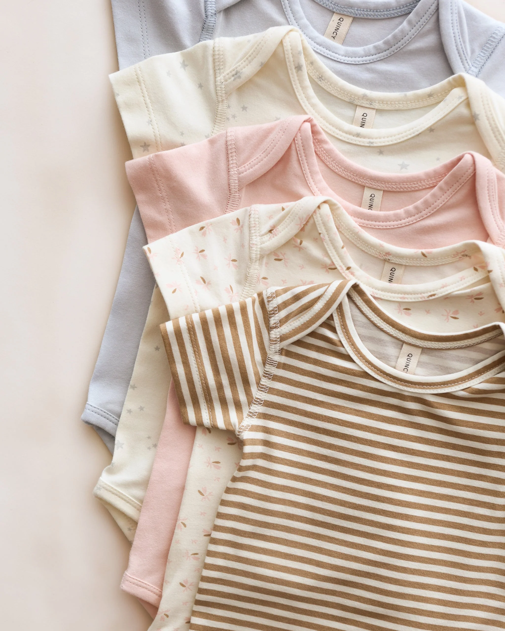 Short Sleeve One-Piece || Honey Stripe - Image 3