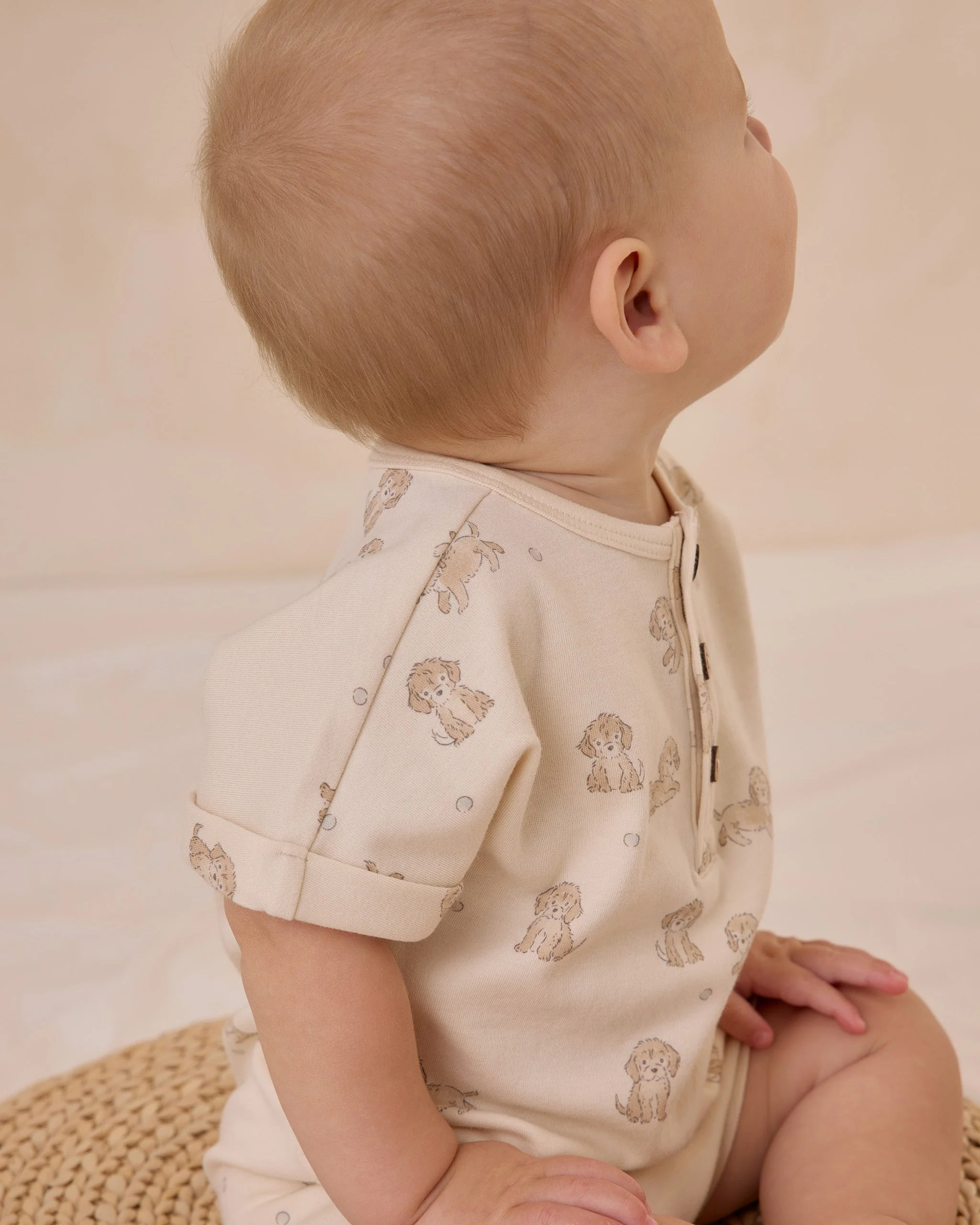 -Short Sleeve One-Piece || Puppies- - Image 3