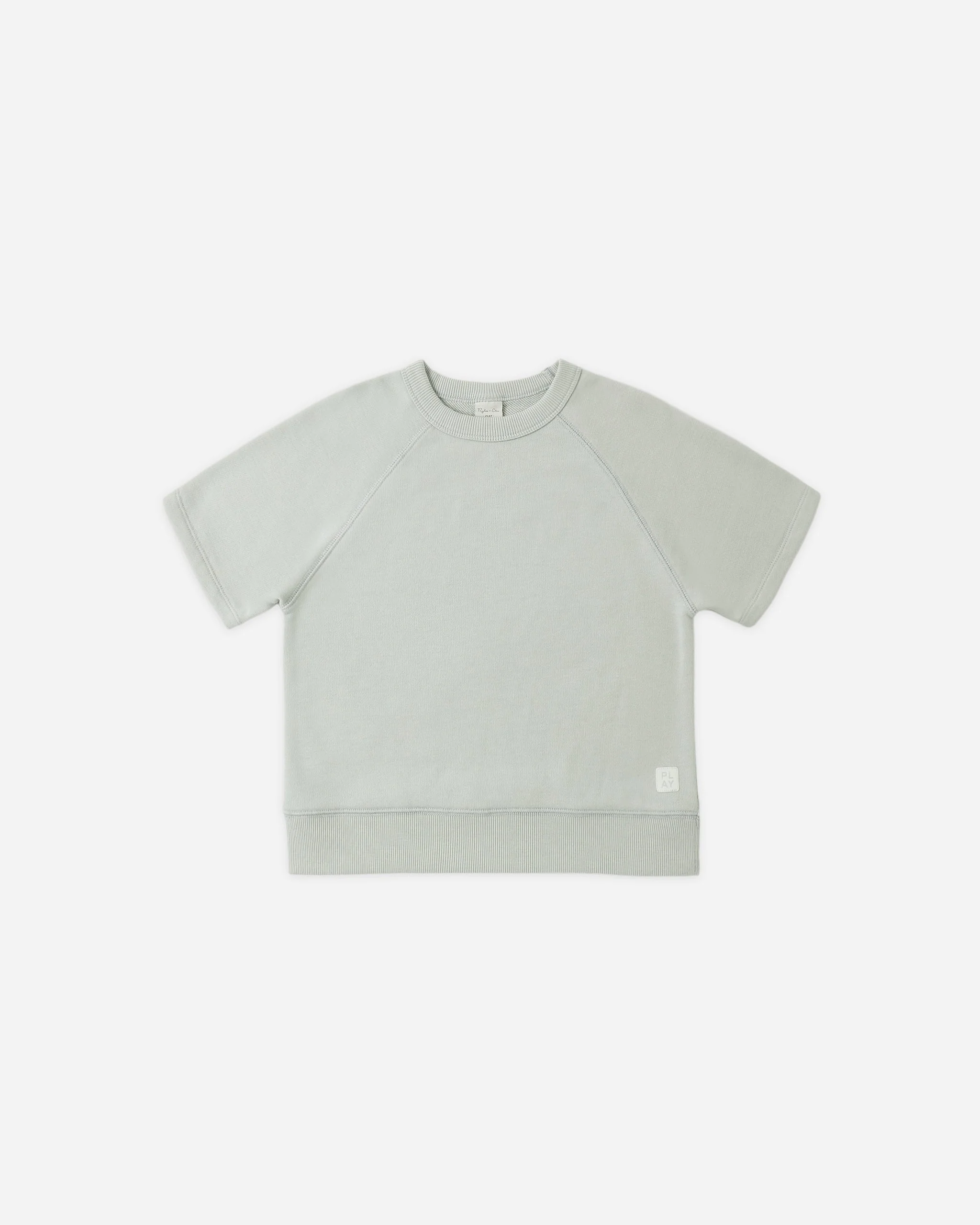 Short Sleeve Sweatshirt Seafoam